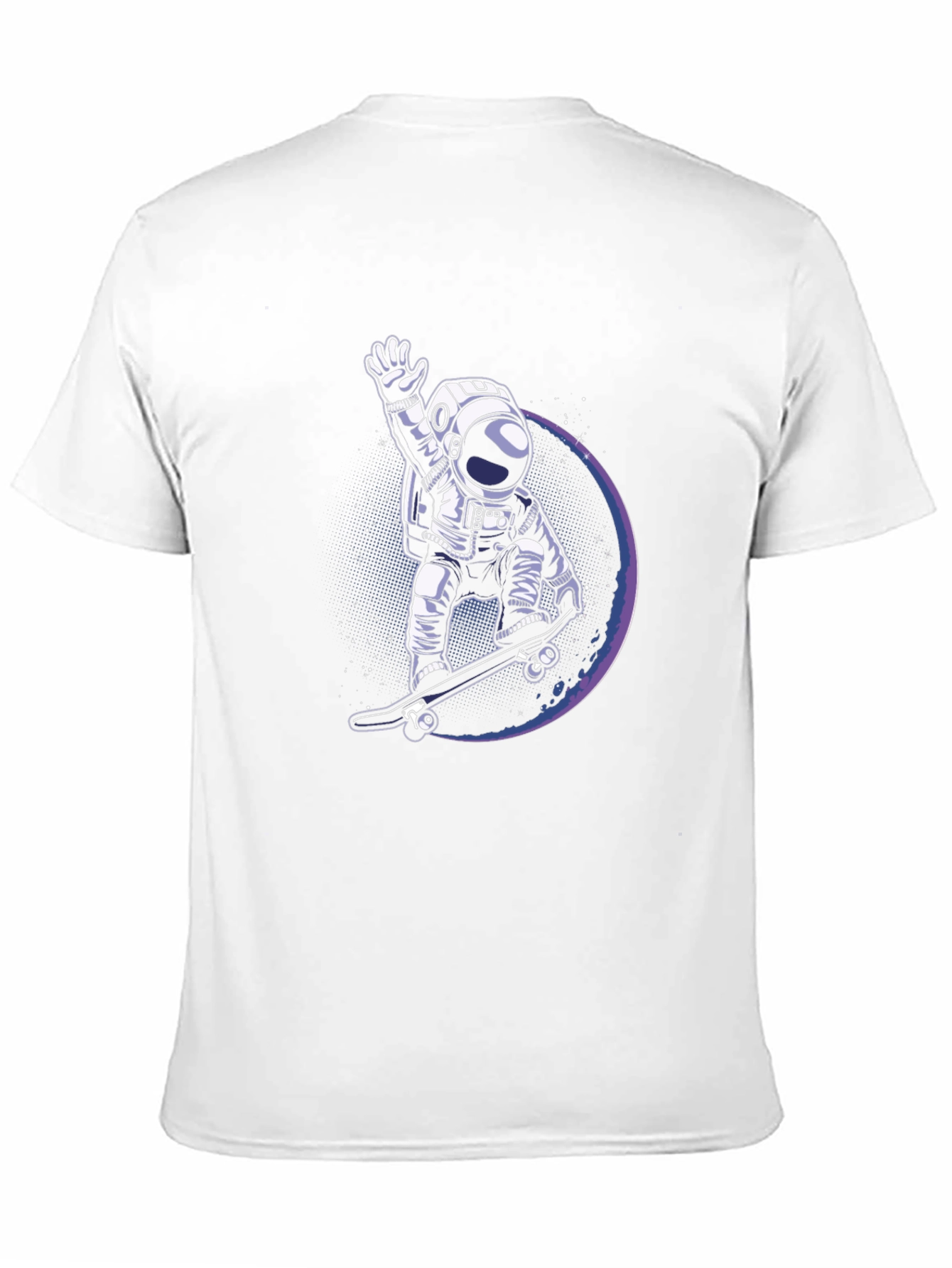 Astronaut Skateboarder Graphic Tee