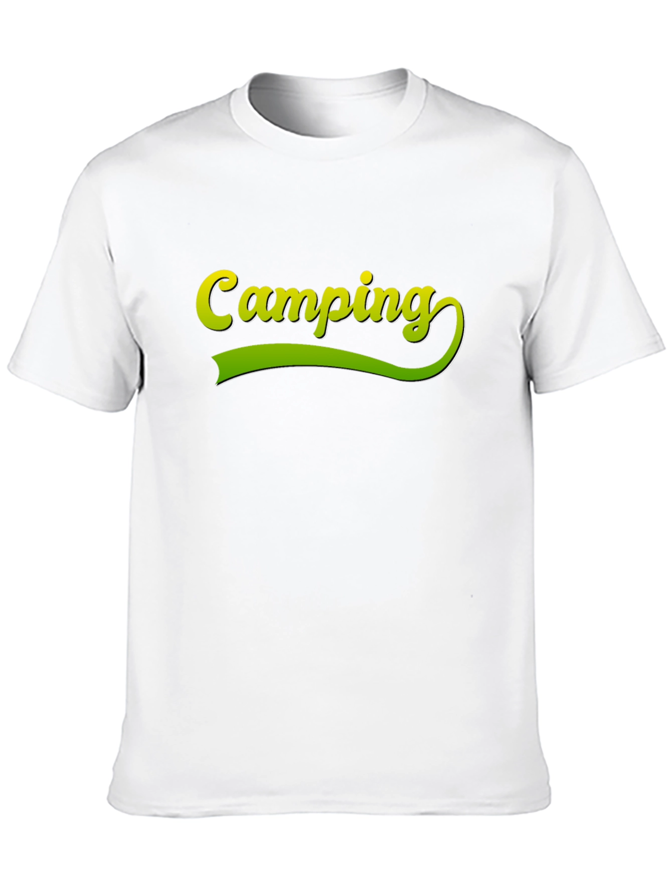 Camping Graphic Tee - Black Casual Shirt