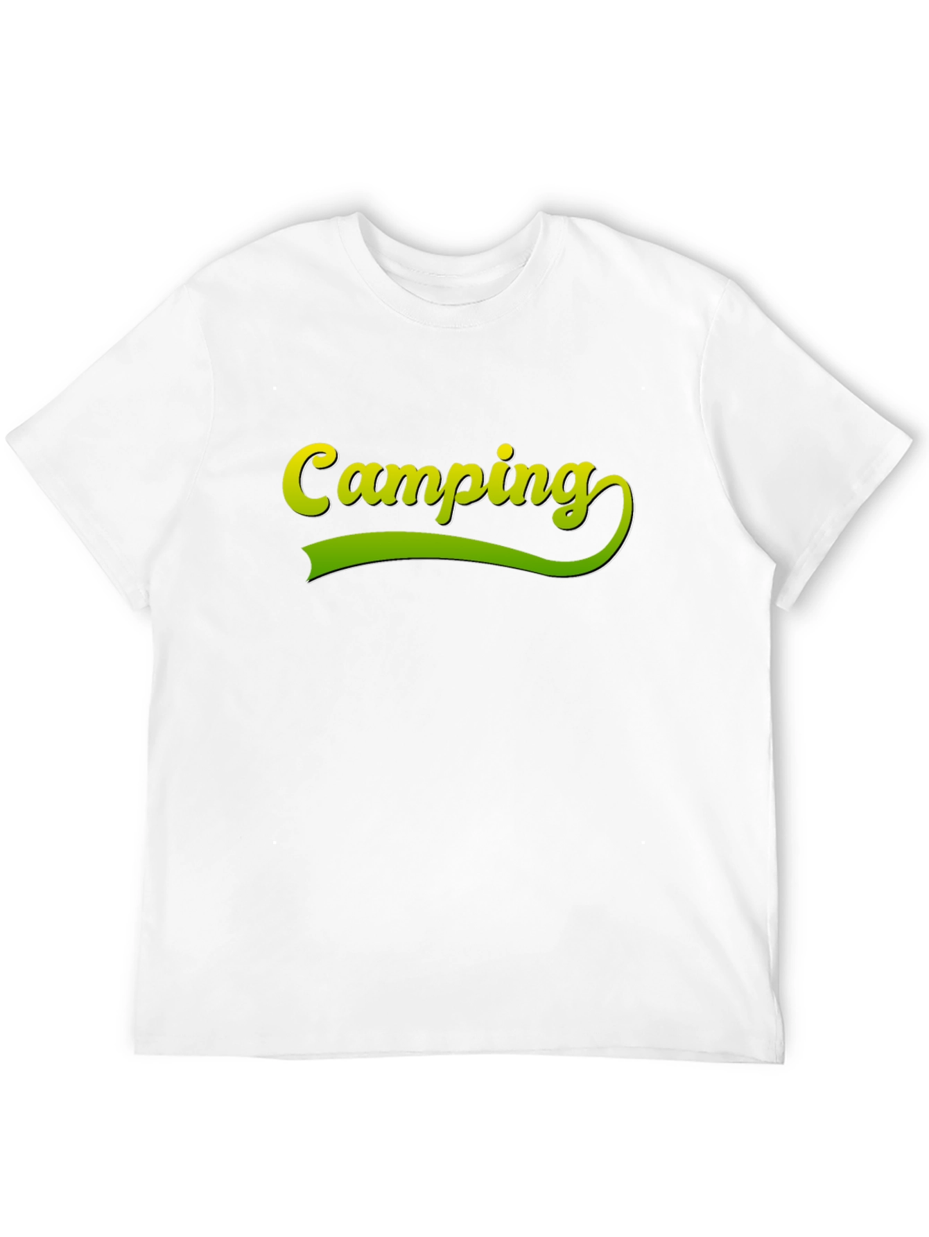 Camping Graphic Tee - Black Casual Shirt