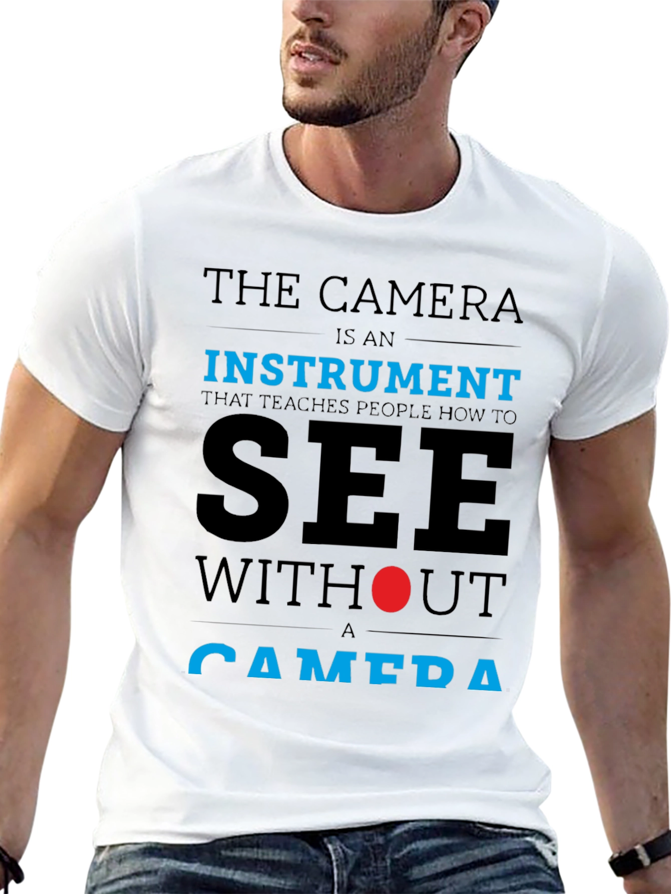 Camera Photography T-Shirt - The Camera is an Instrument
