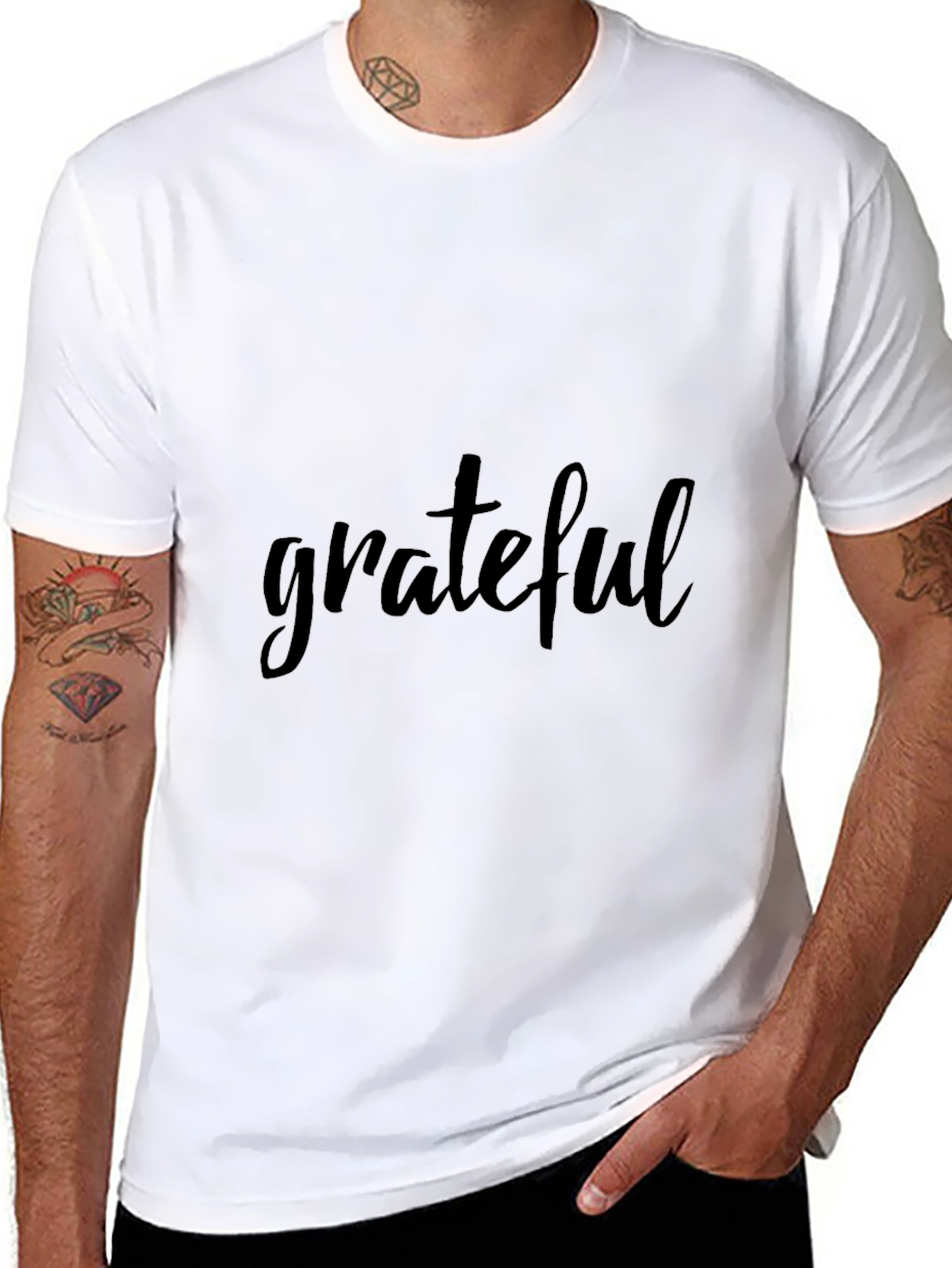 Grateful Black T-Shirt