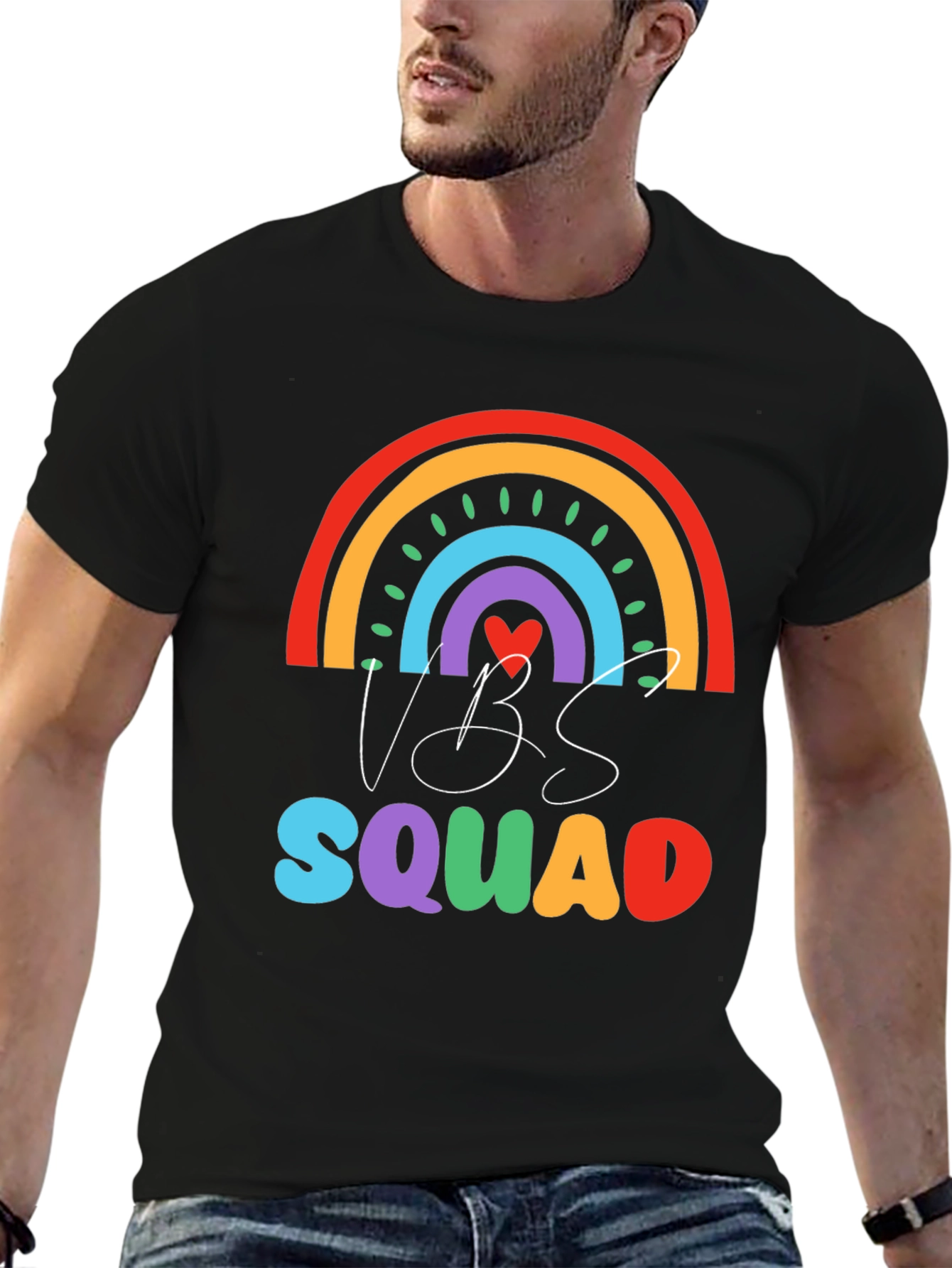 VBS Squad Rainbow Graphic T-Shirt