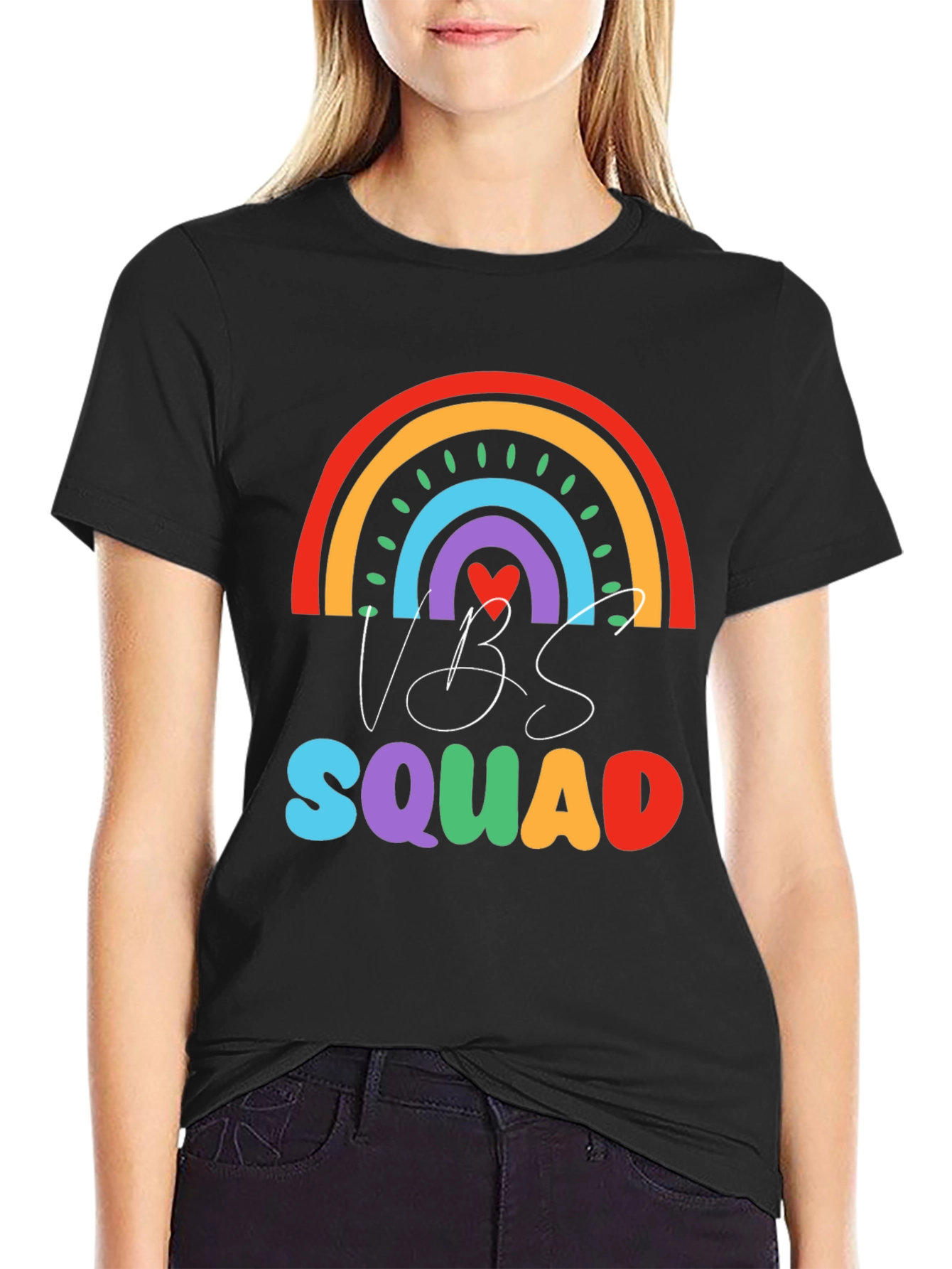 VBS Squad Rainbow Graphic T-Shirt