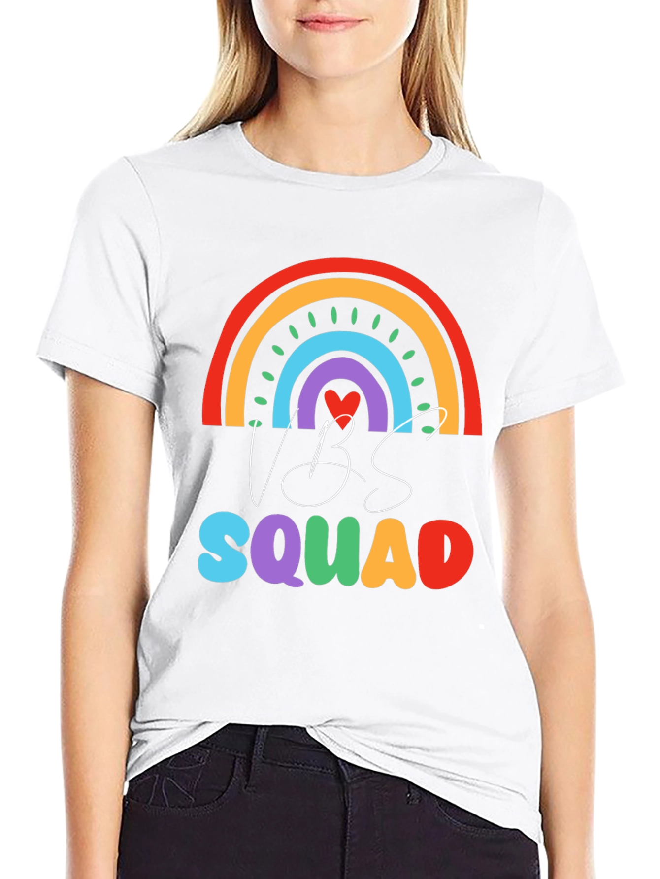 VBS Squad Rainbow Graphic T-Shirt