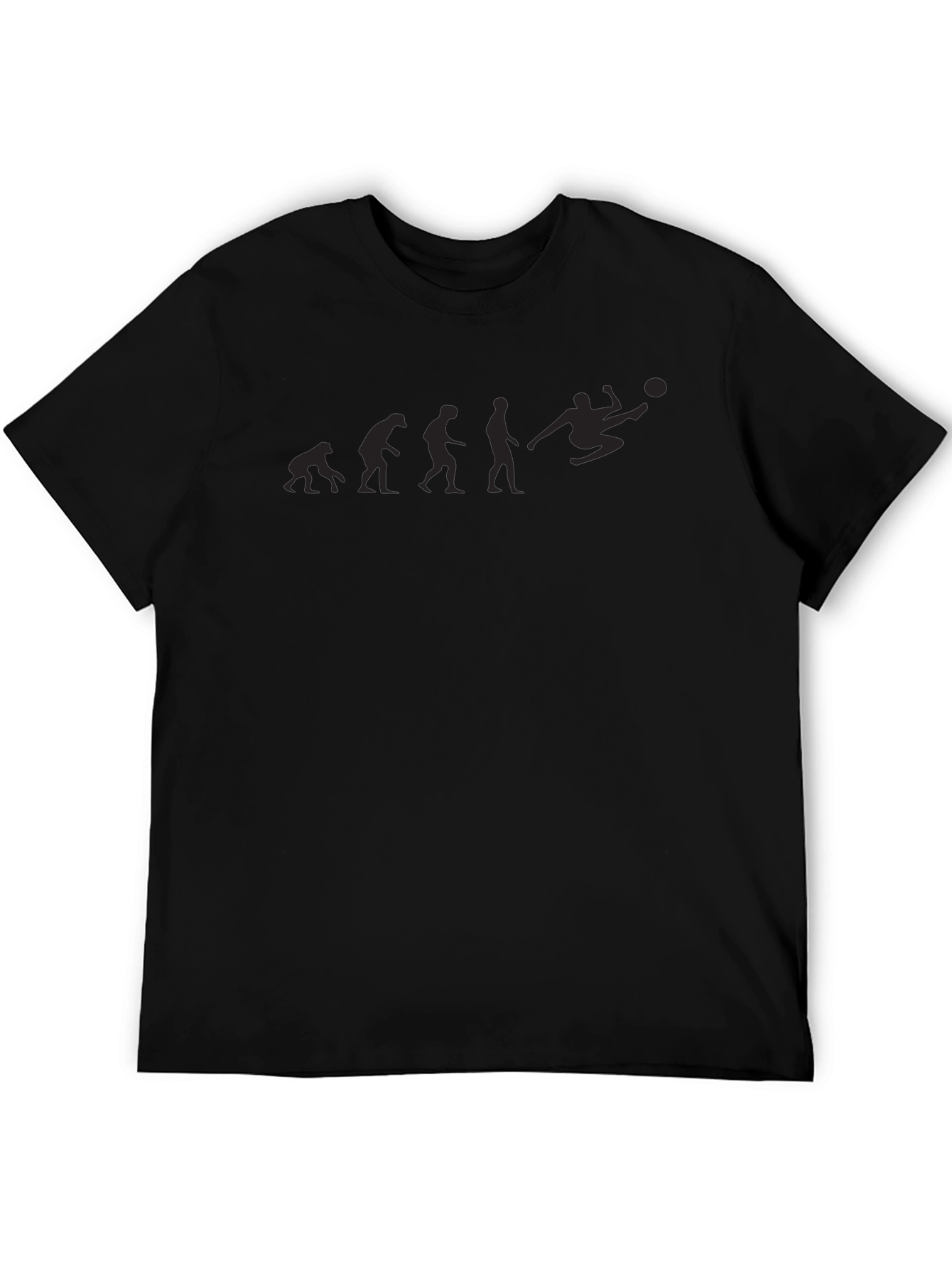 Evolution of Soccer Black T-Shirt
