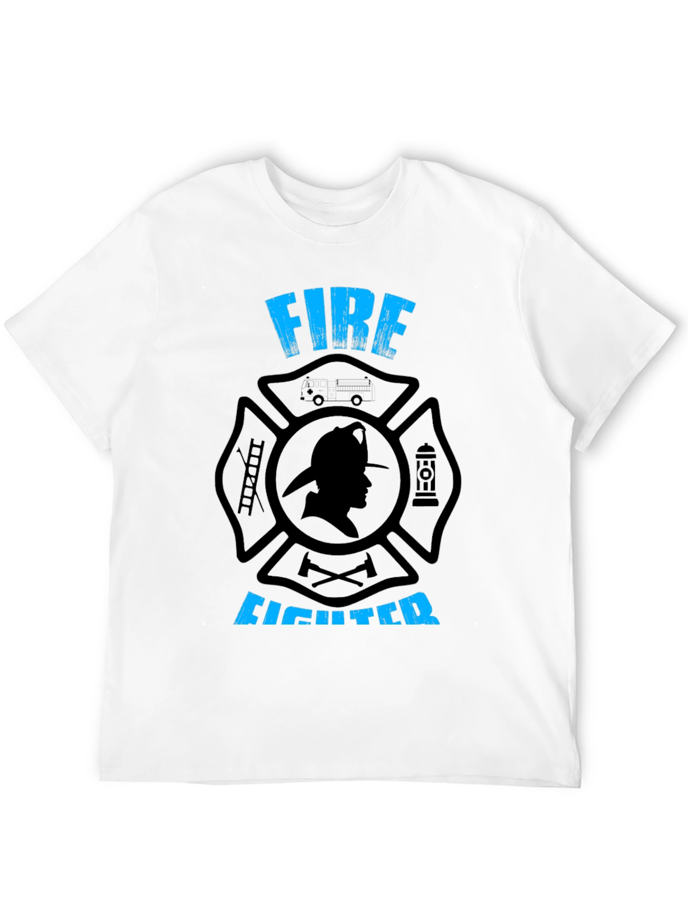 Firefighter T-Shirt - Maltase Cross Graphic Tee