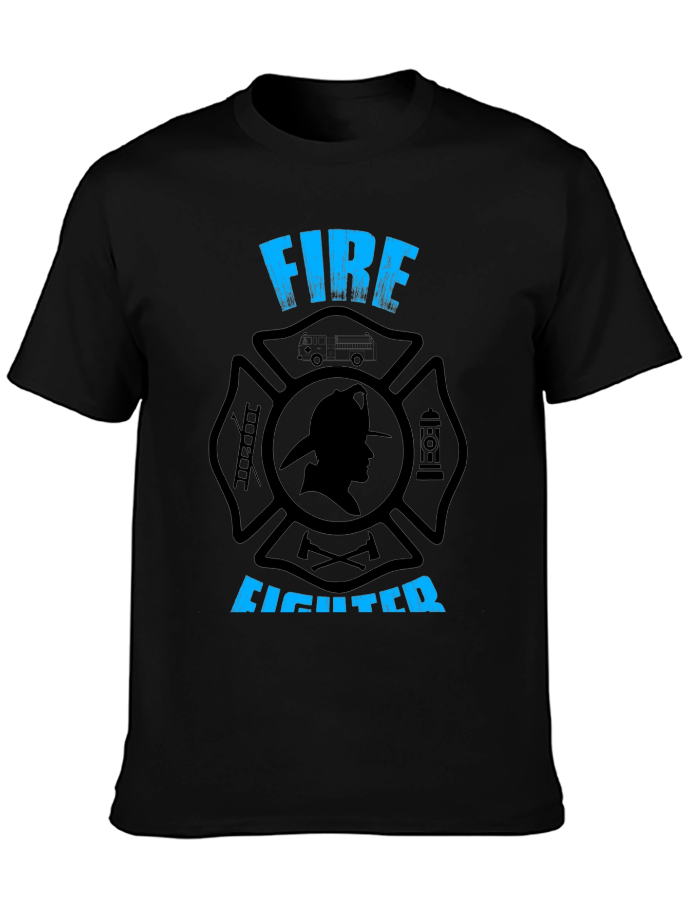Firefighter T-Shirt - Maltase Cross Graphic Tee