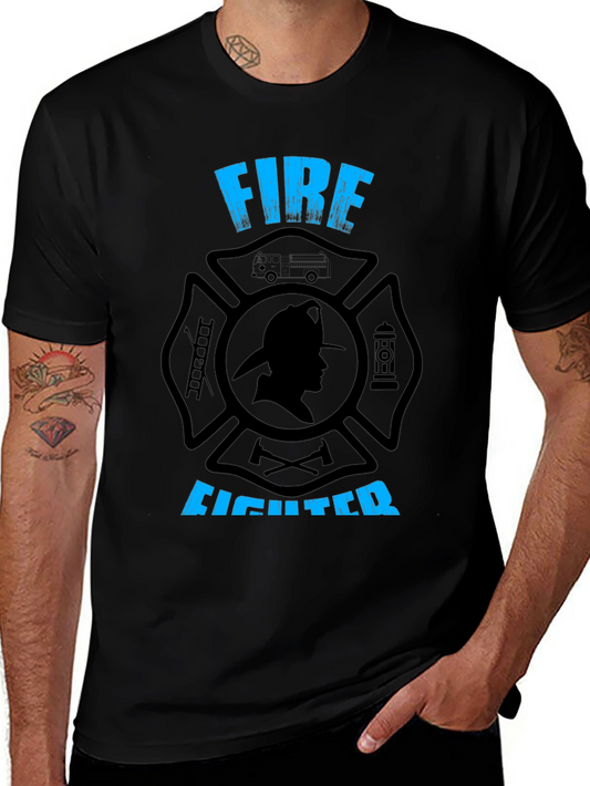 Firefighter T-Shirt - Maltase Cross Graphic Tee