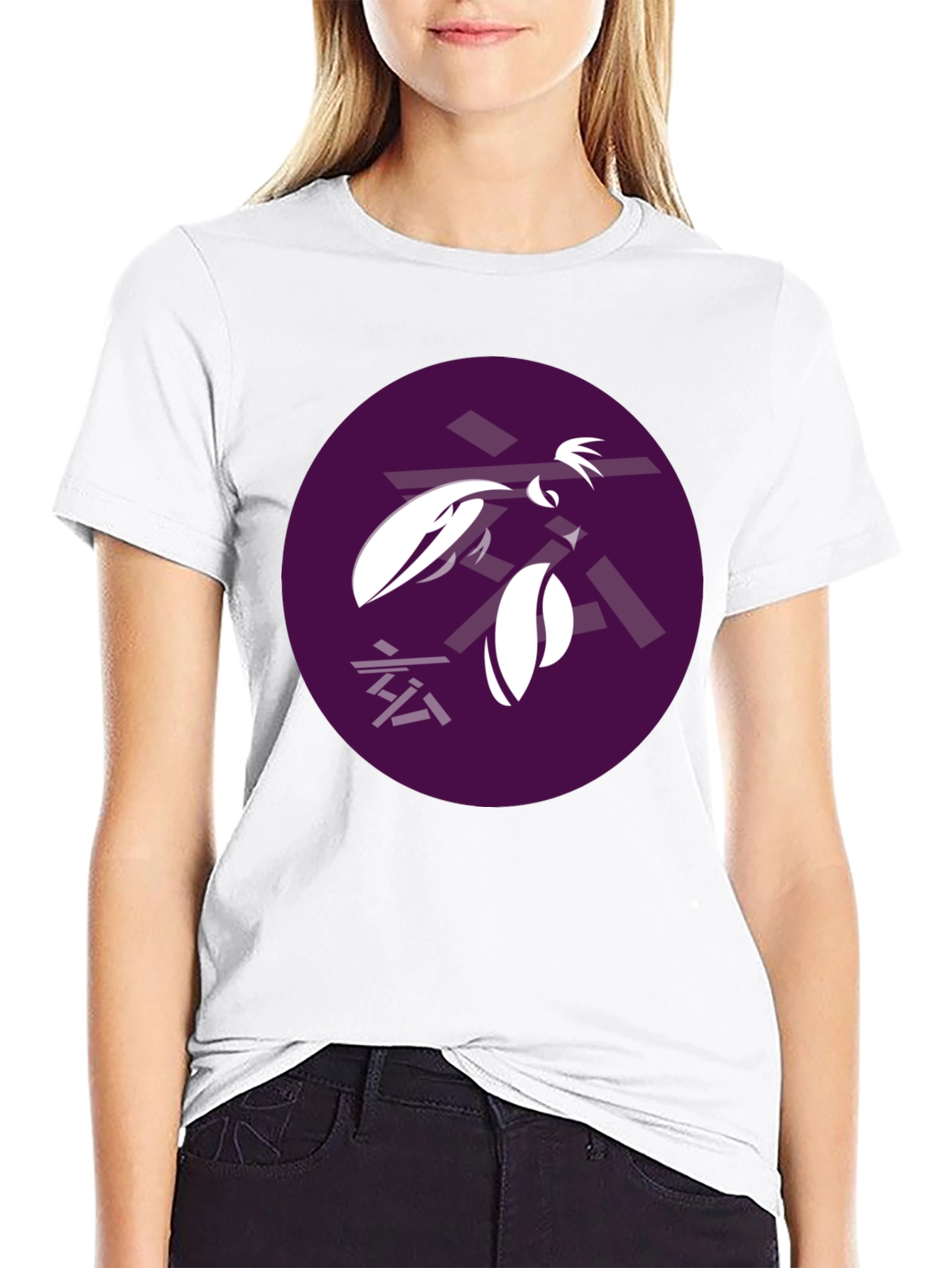 Abstract Graphic Tee - Black T-Shirt