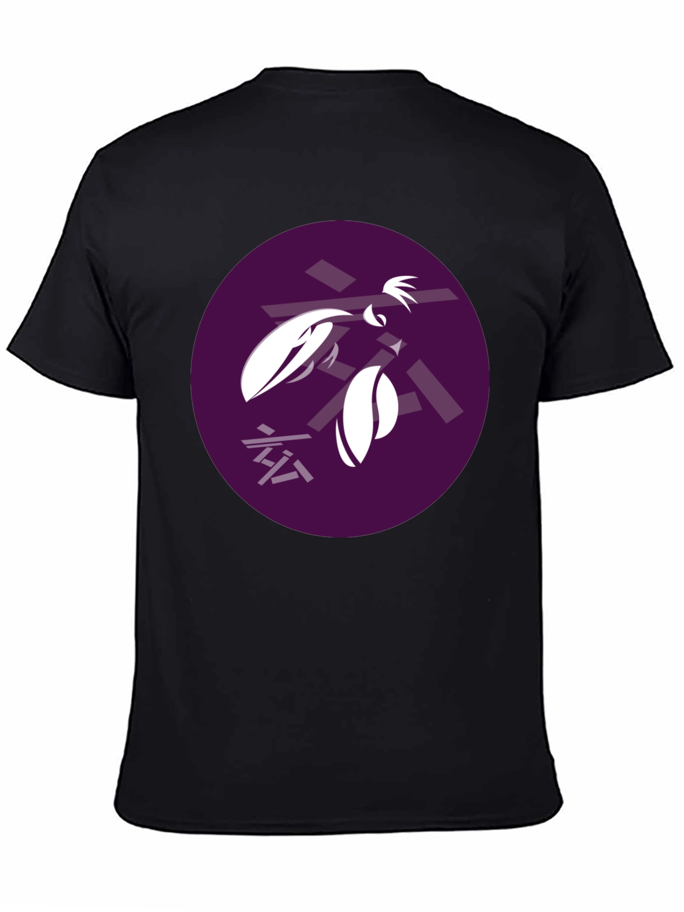 Abstract Graphic Tee - Black T-Shirt