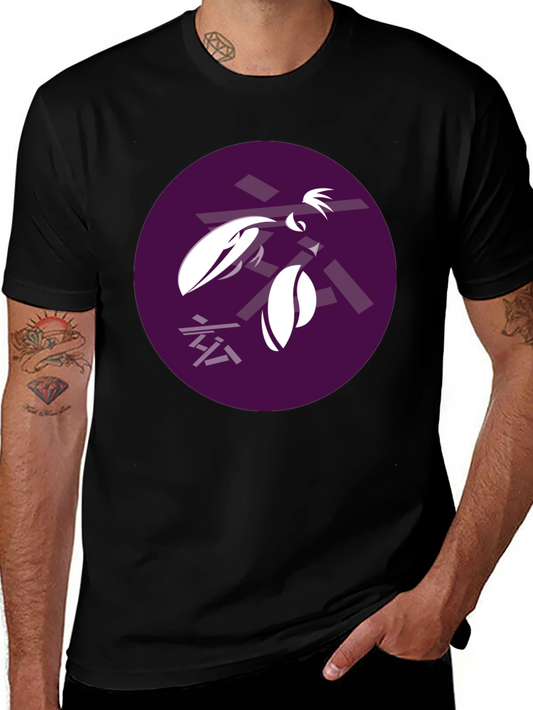 Abstract Graphic Tee - Black T-Shirt