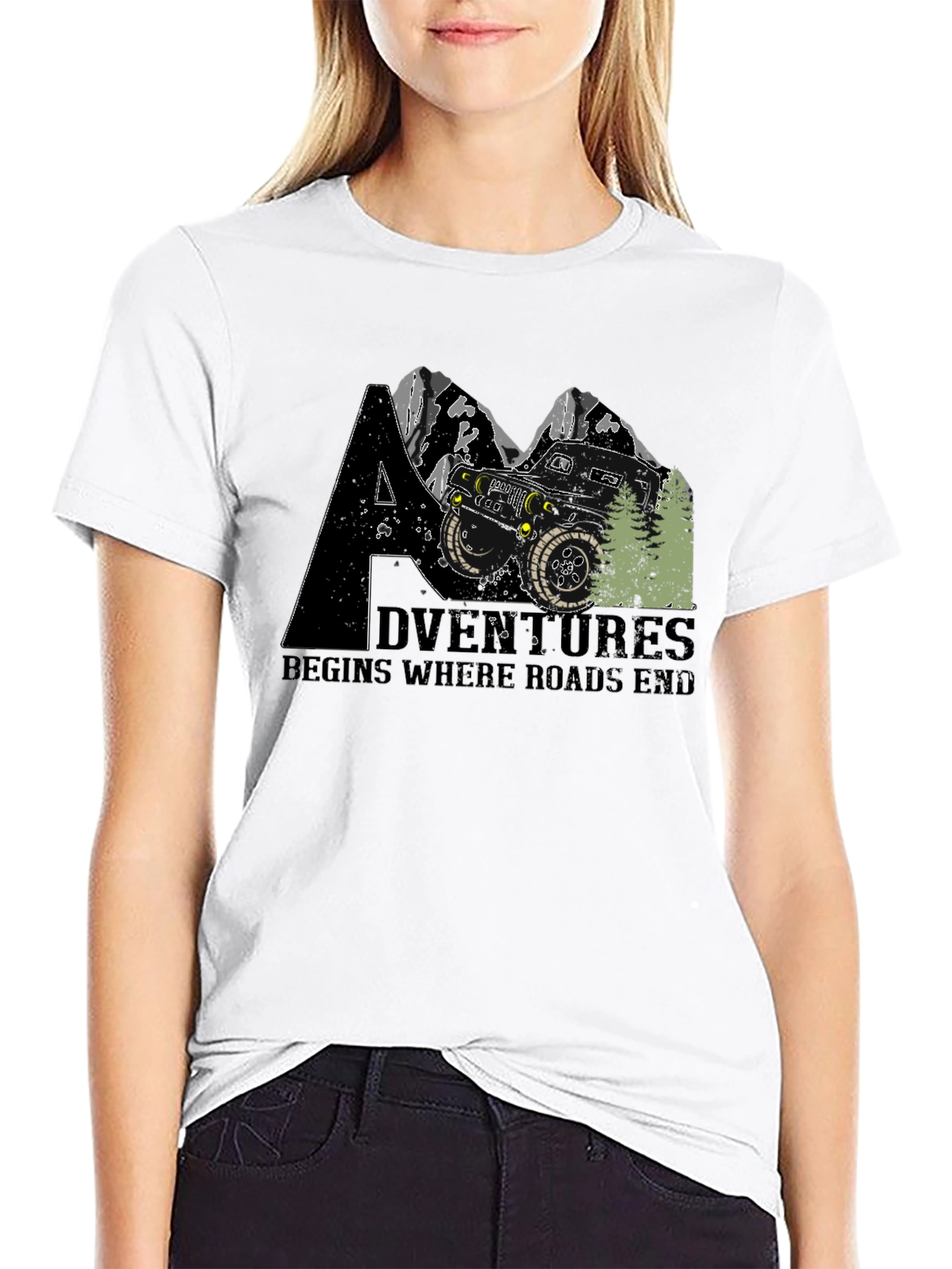 Adventure Begins T-Shirt: Off-Road Ready!