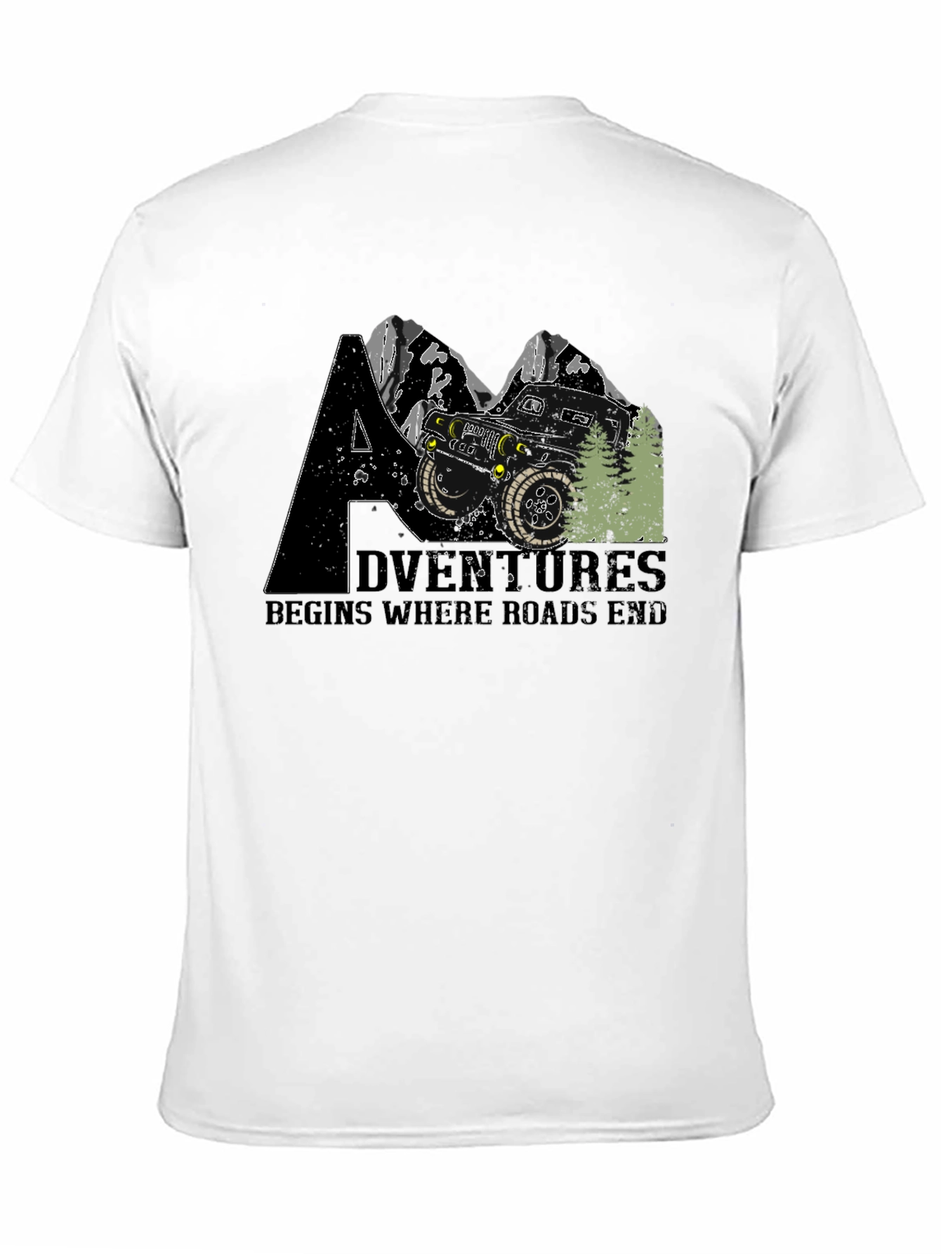 Adventure Begins T-Shirt: Off-Road Ready!