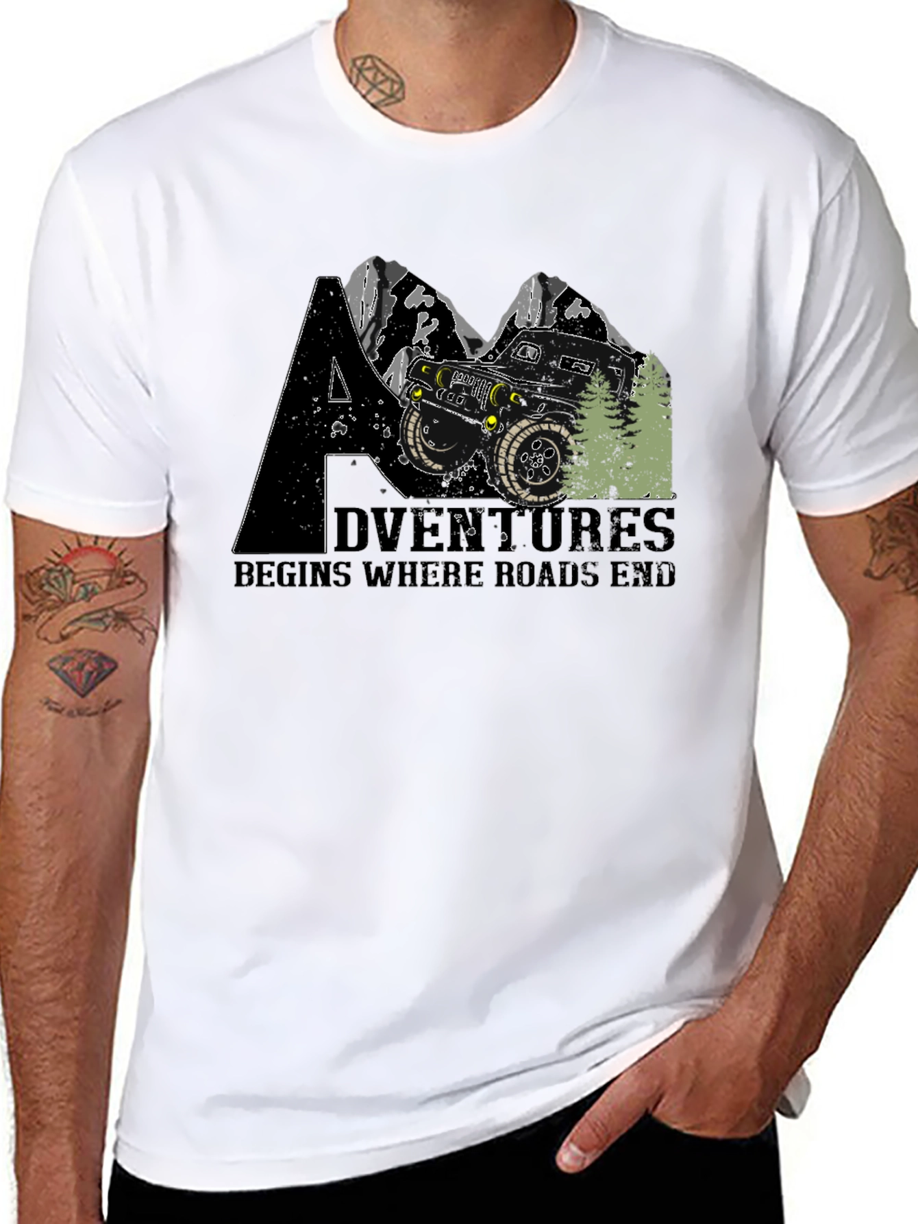 Adventure Begins T-Shirt: Off-Road Ready!