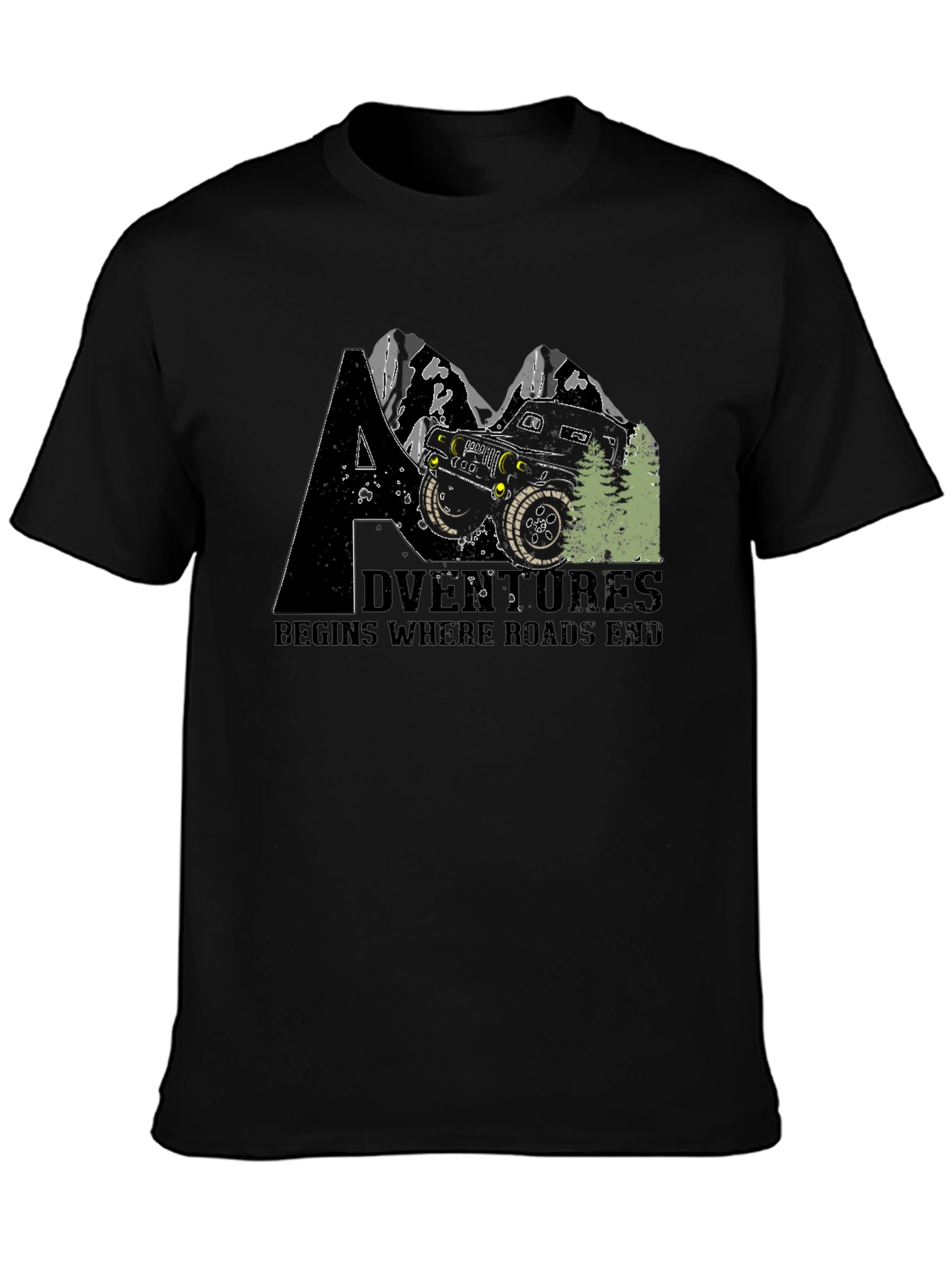 Adventure Begins T-Shirt: Off-Road Ready!