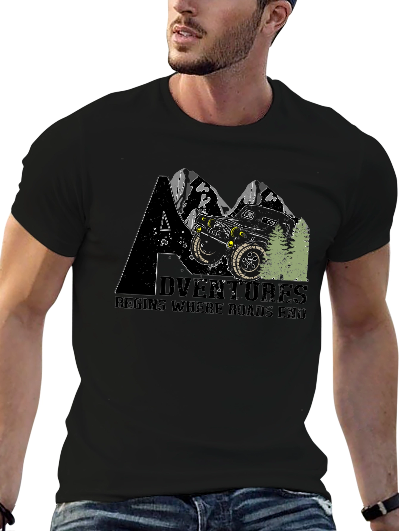 Adventure Begins T-Shirt: Off-Road Ready!