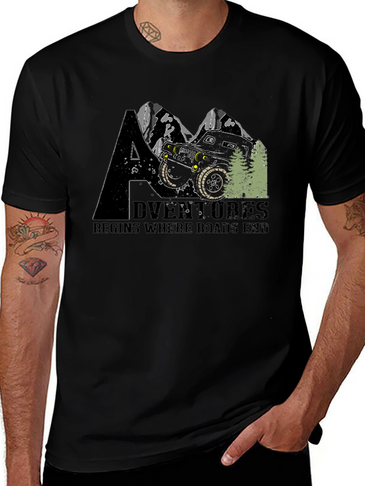 Adventure Begins T-Shirt: Off-Road Ready!