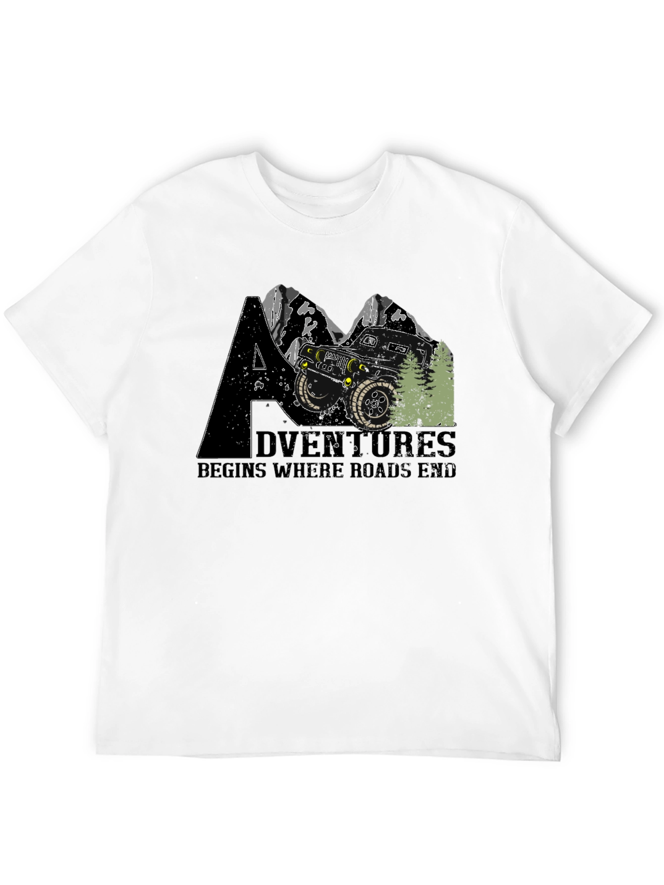 Adventure Begins T-Shirt: Off-Road Ready!