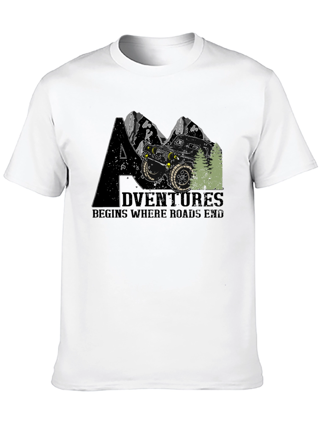 Adventure Begins T-Shirt: Off-Road Ready!