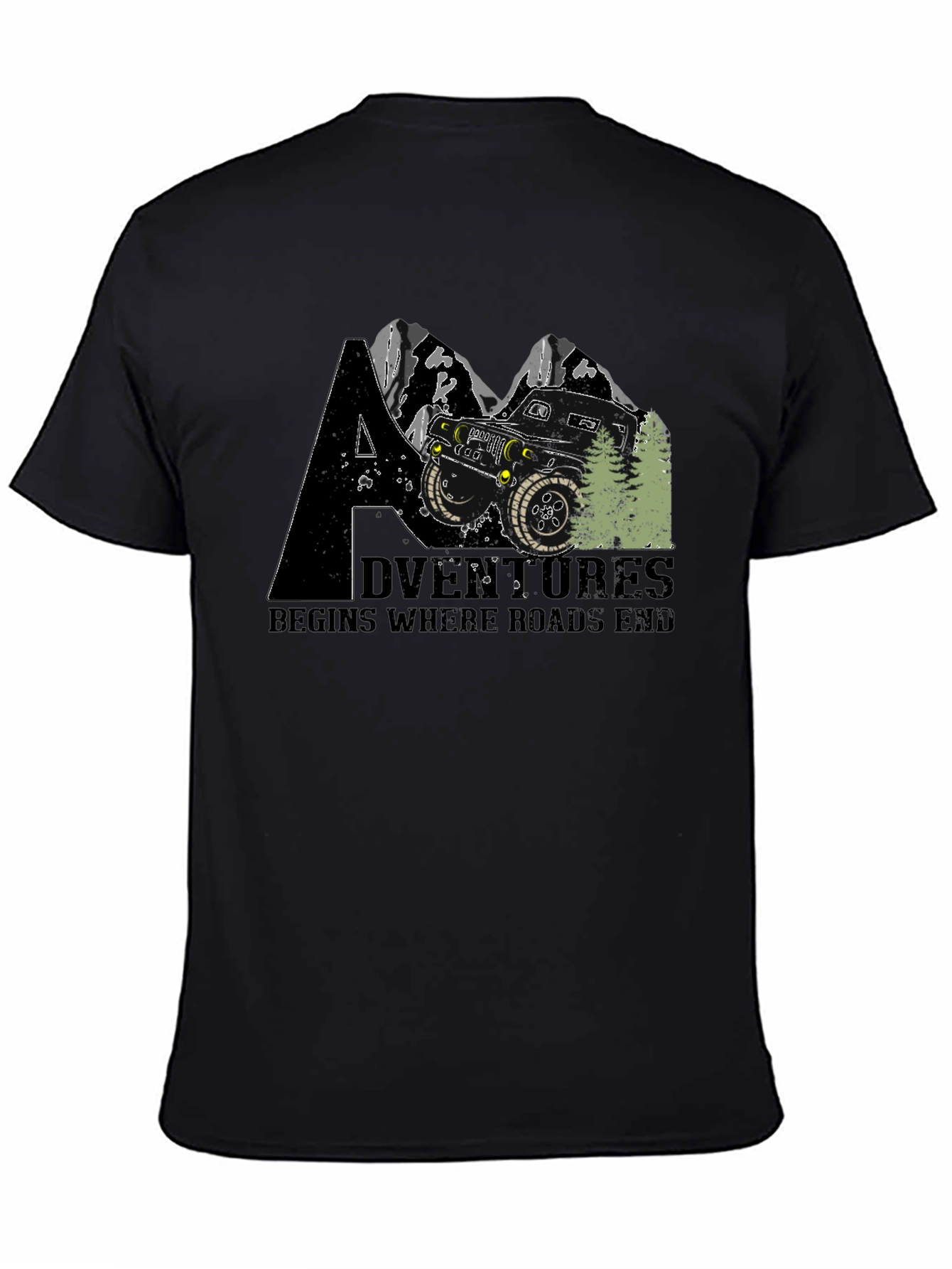 Adventure Begins T-Shirt: Off-Road Ready!