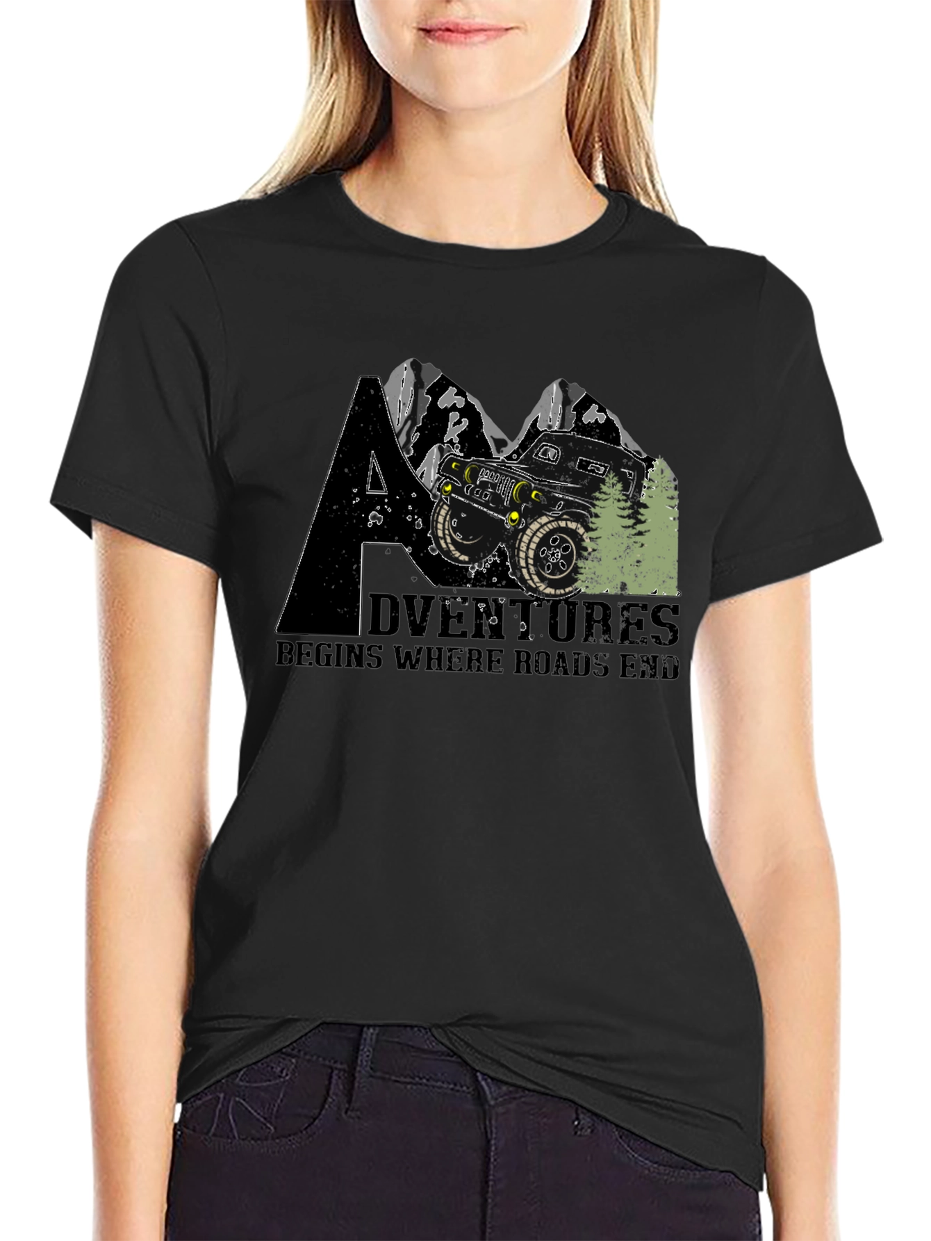 Adventure Begins T-Shirt: Off-Road Ready!