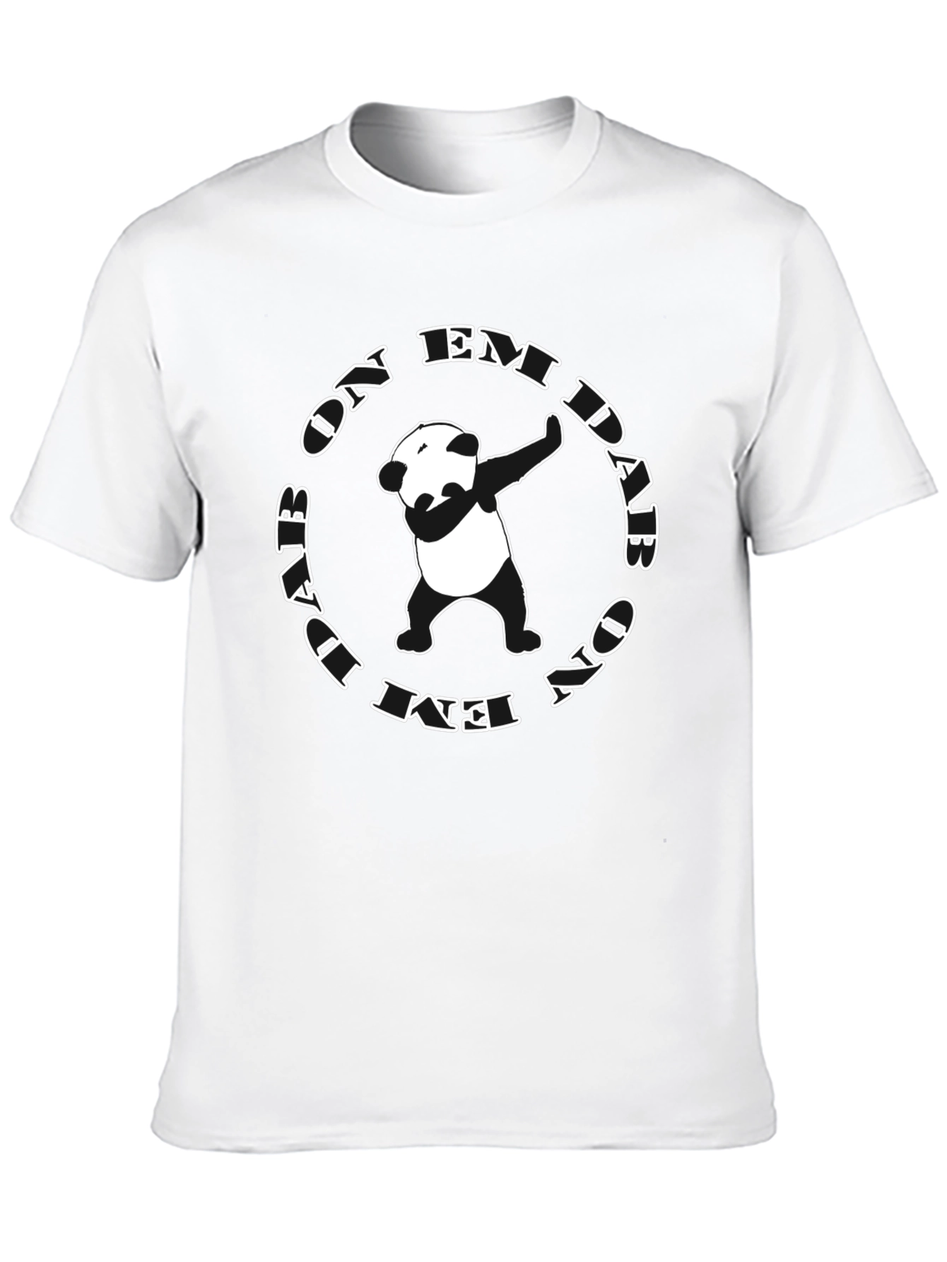 Dabbing Panda Graphic Tee - Soft Cotton Crew Neck