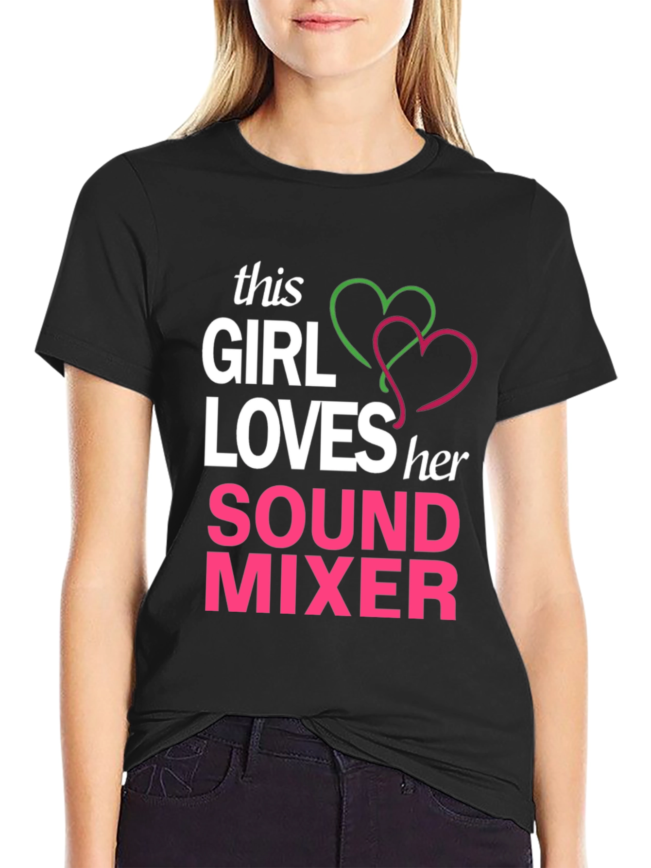 This Girl Loves Her Sound Mixer T-Shirt