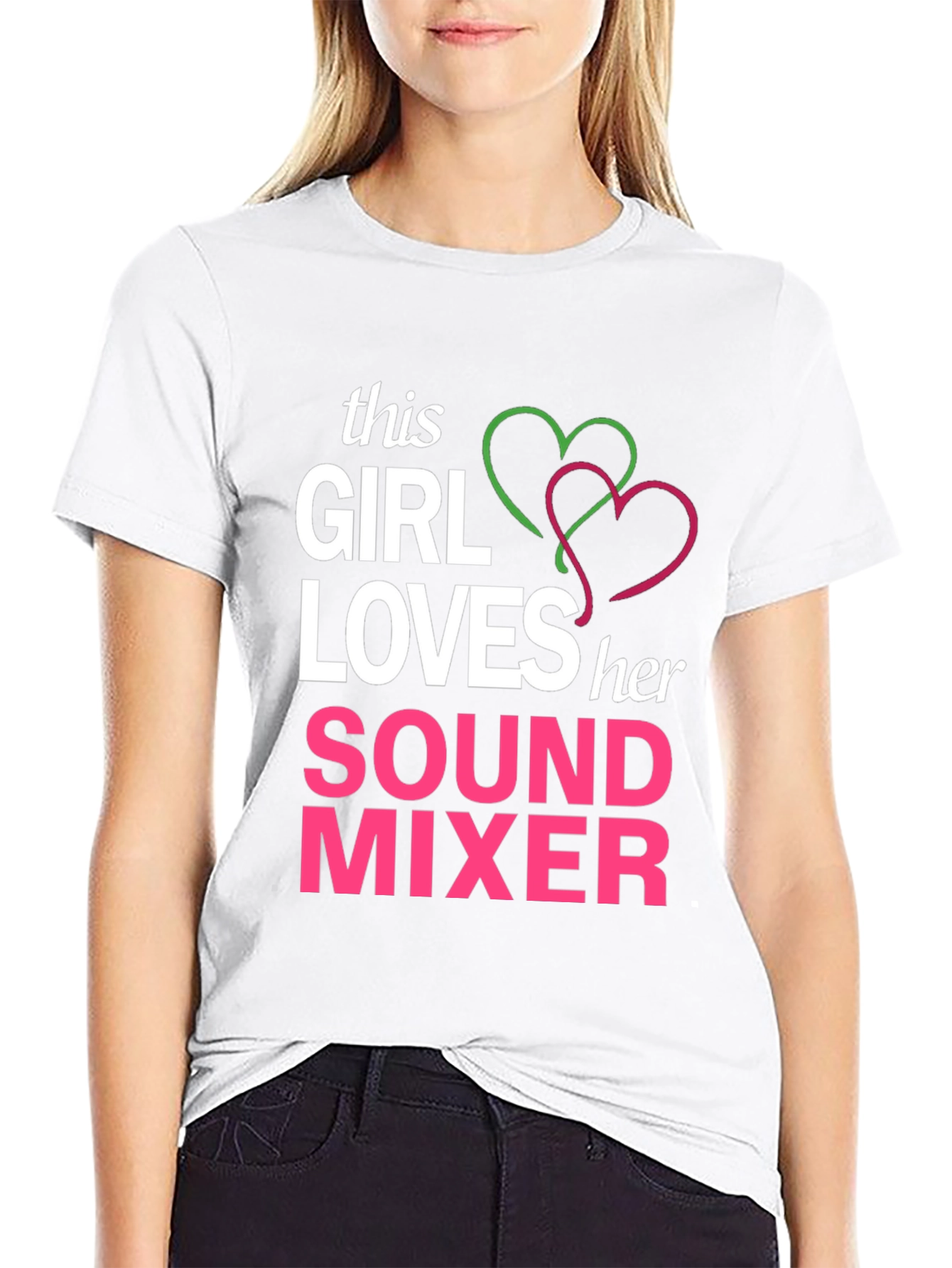This Girl Loves Her Sound Mixer T-Shirt