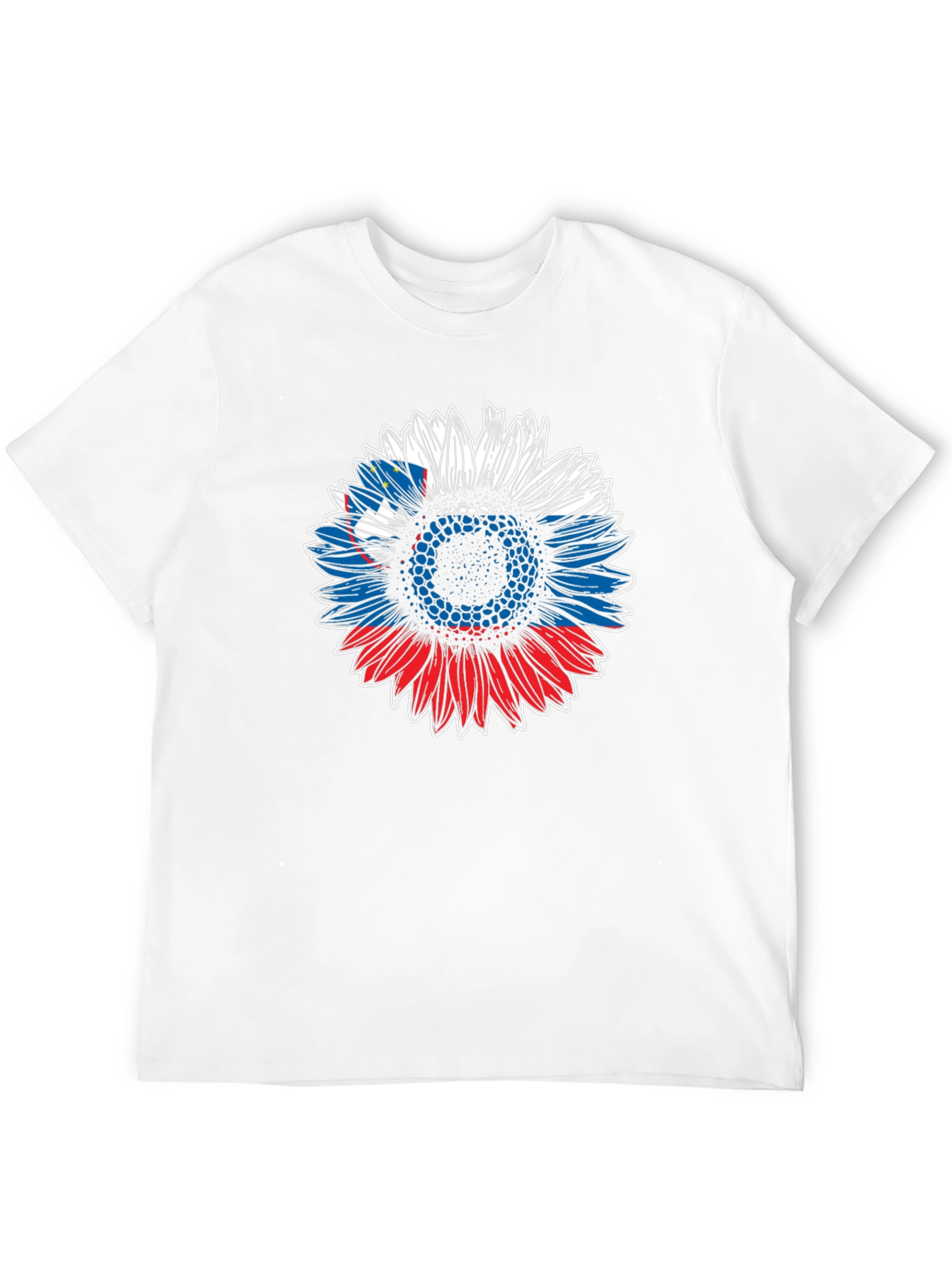 Slovenia Flag Sunflower Graphic Tee