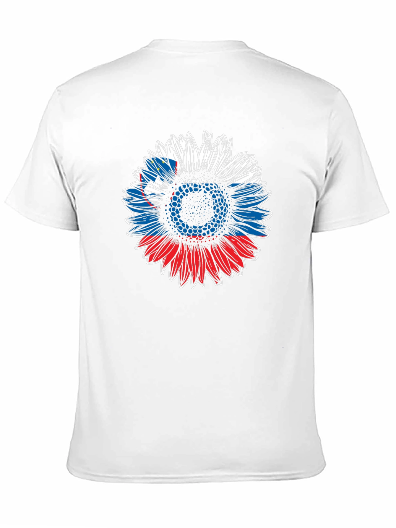Slovenia Flag Sunflower Graphic Tee