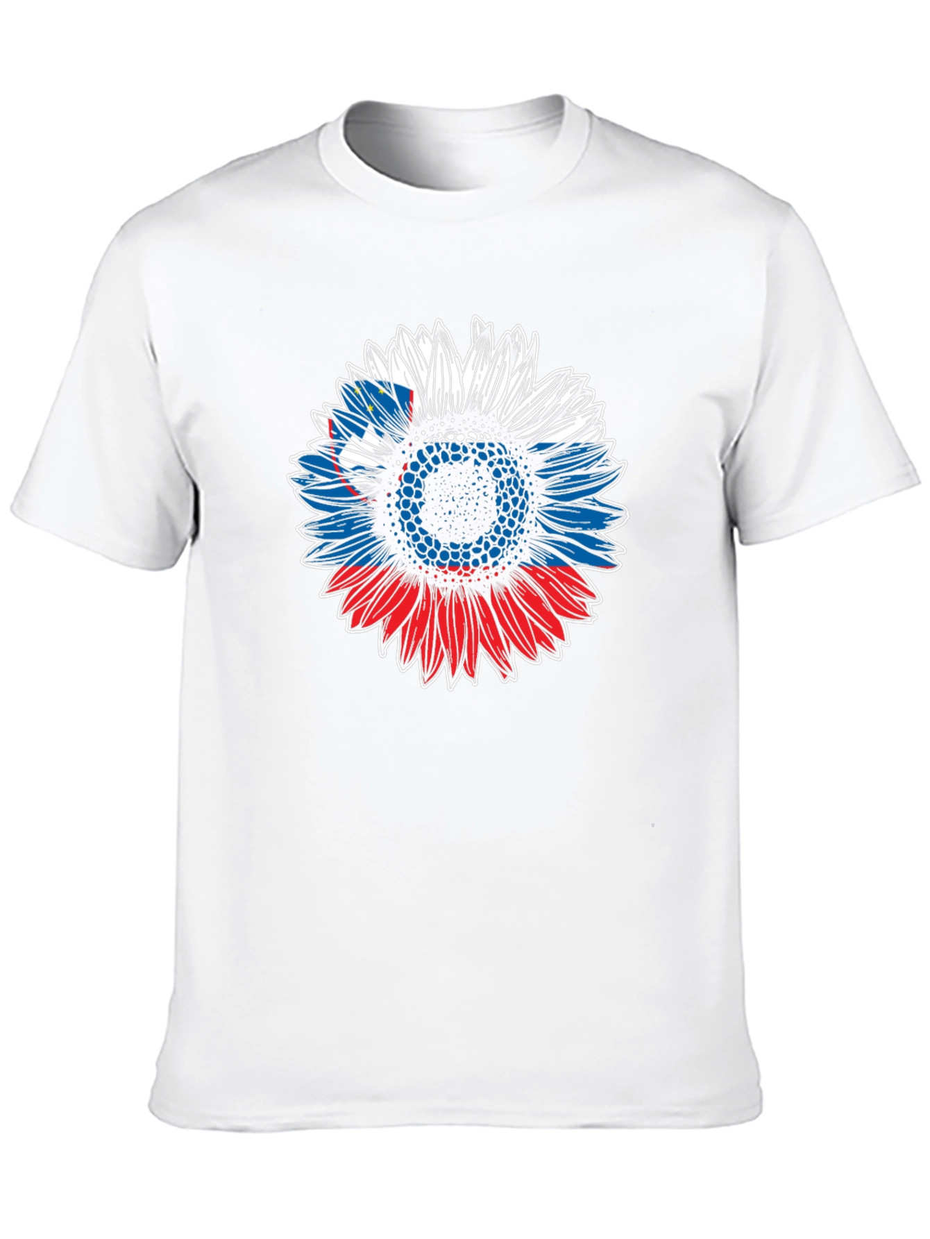 Slovenia Flag Sunflower Graphic Tee