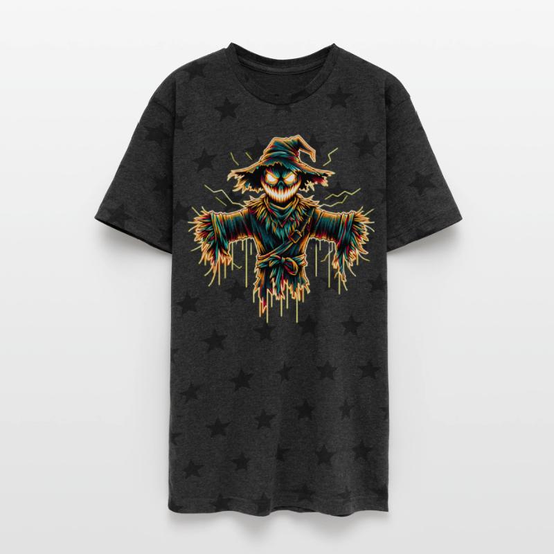 Neon Scarecrow – Haunted Harvest Glow
