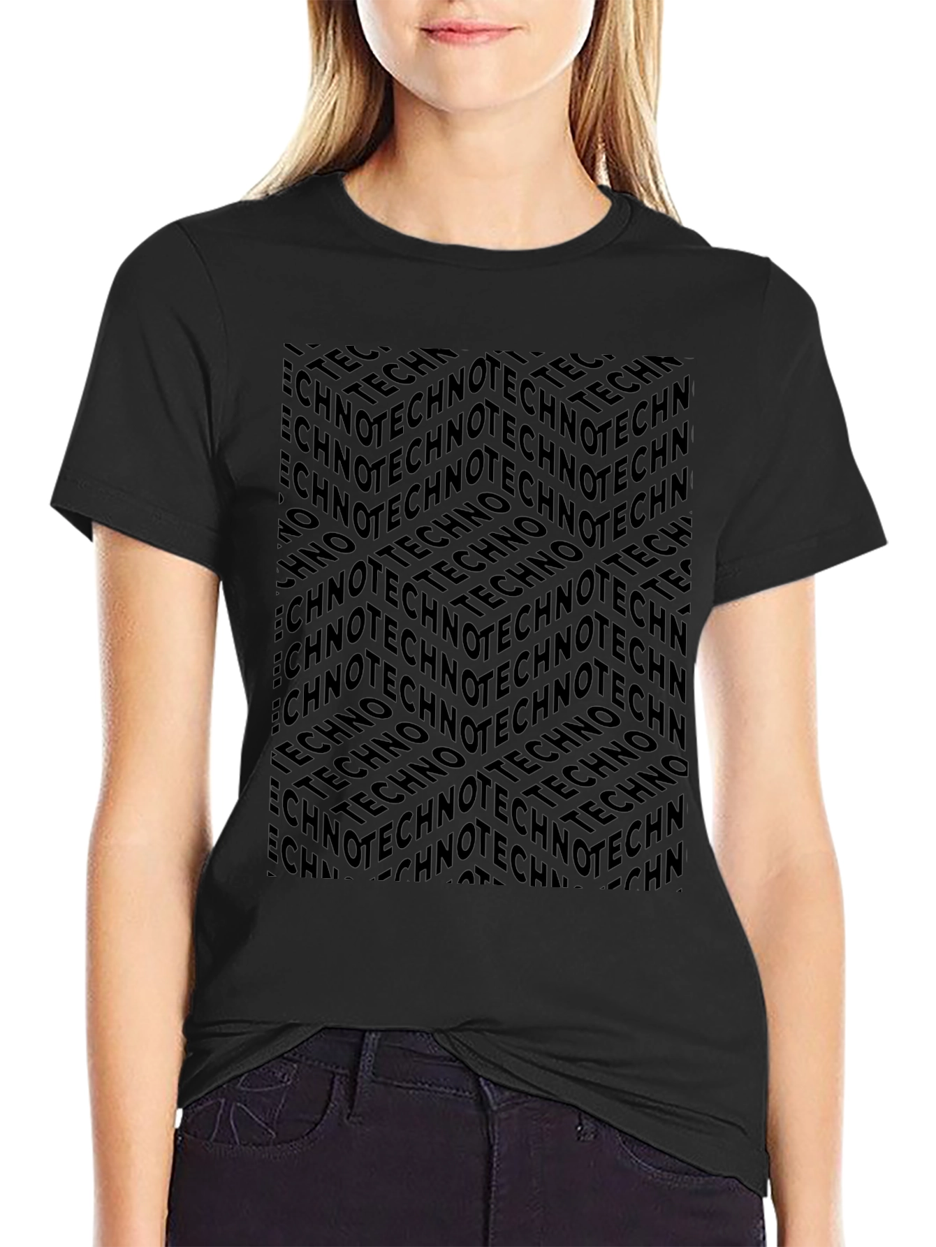 Techno Print T-Shirt - Bold & Unique Design
