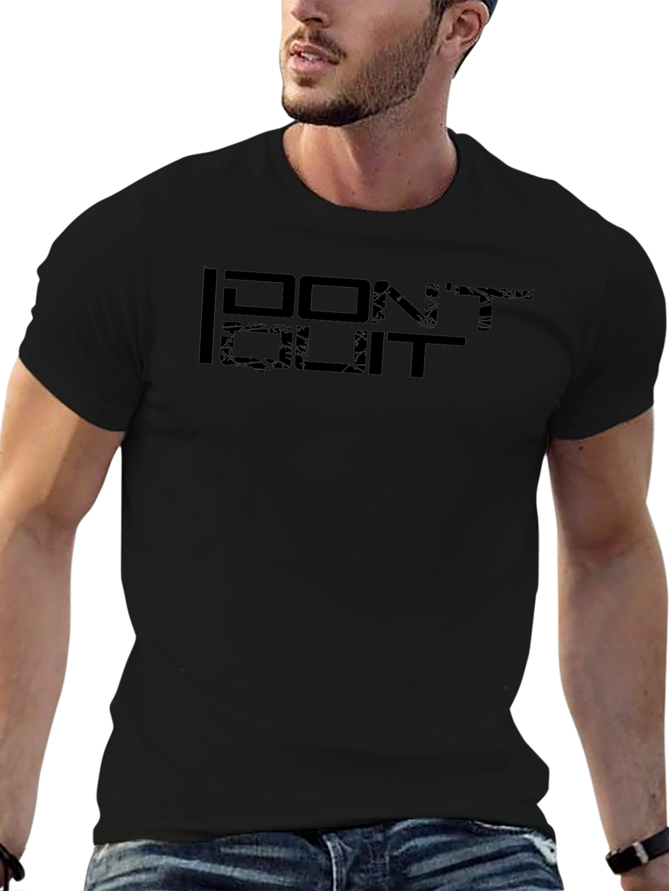 Dont Quit Black Graphic T-Shirt