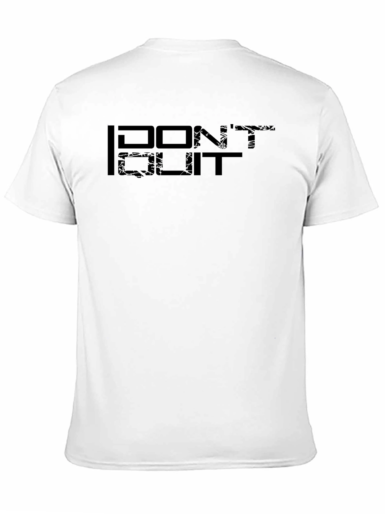 Dont Quit Black Graphic T-Shirt