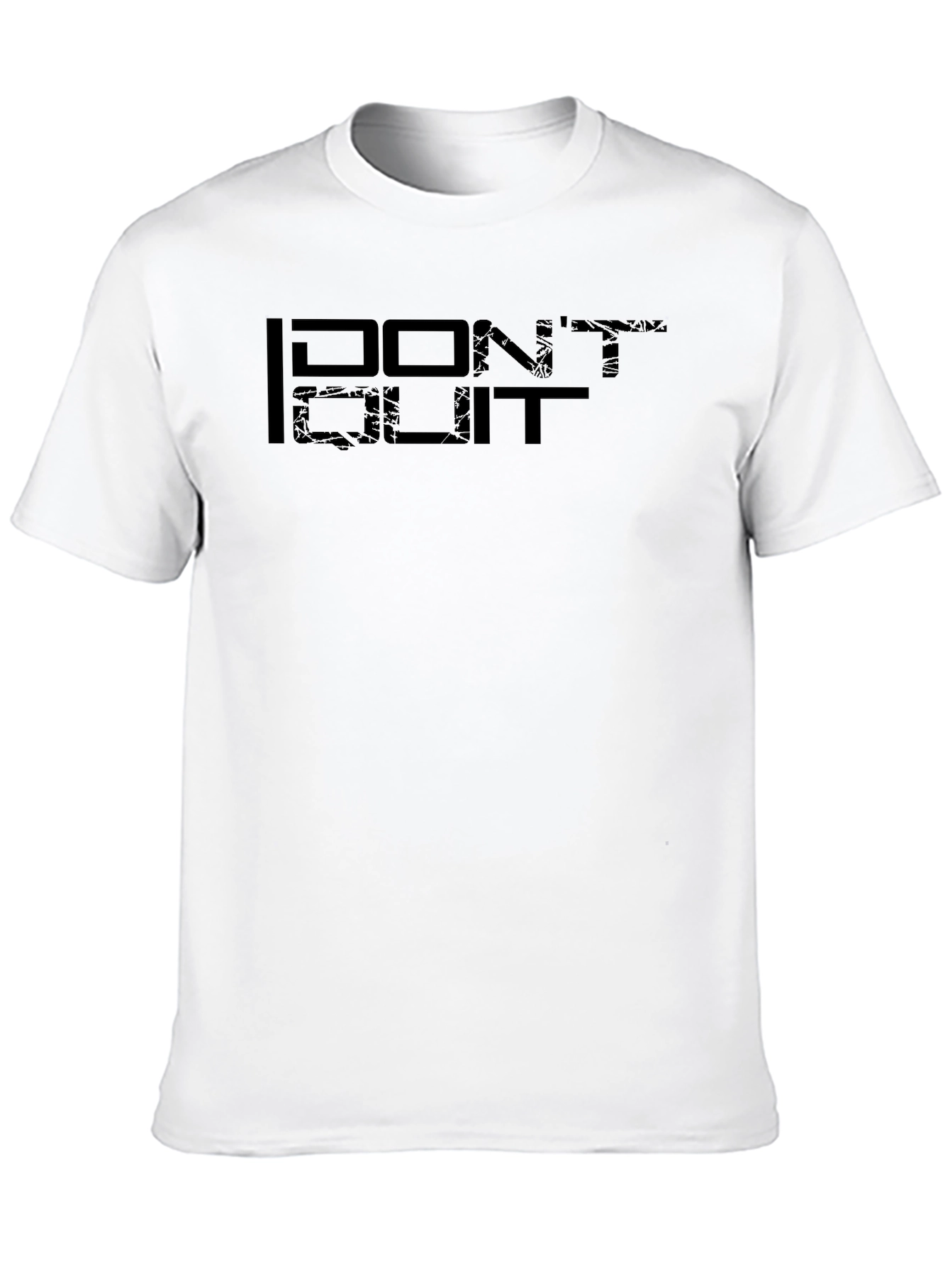 Dont Quit Black Graphic T-Shirt