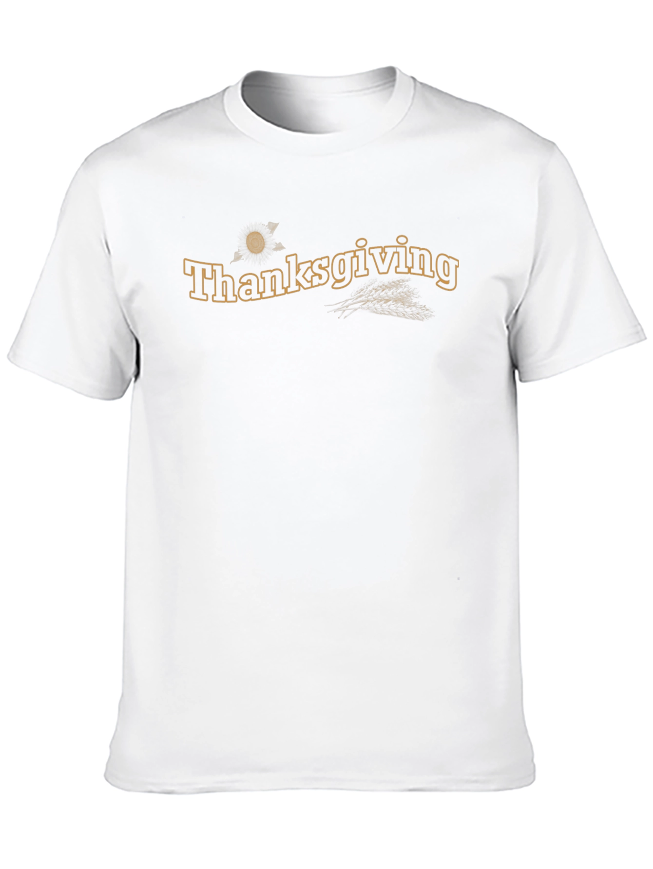 Thanksgiving Graphic T-Shirt - Black
