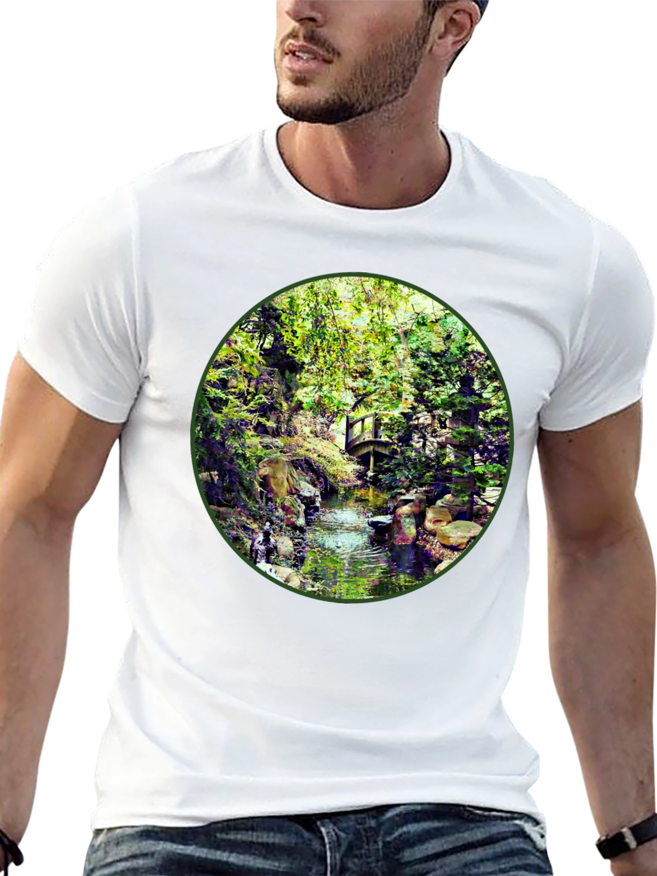 Nature Stream T-Shirt - Unique Design