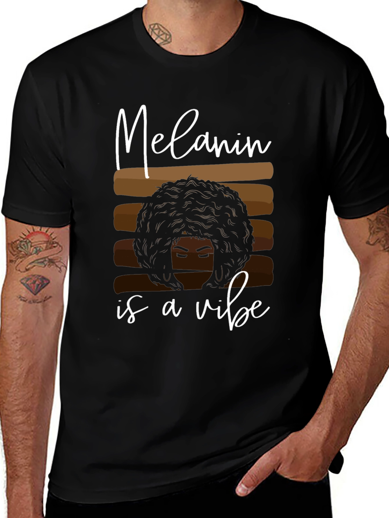 Melanin Is A Vibe Graphic Tee