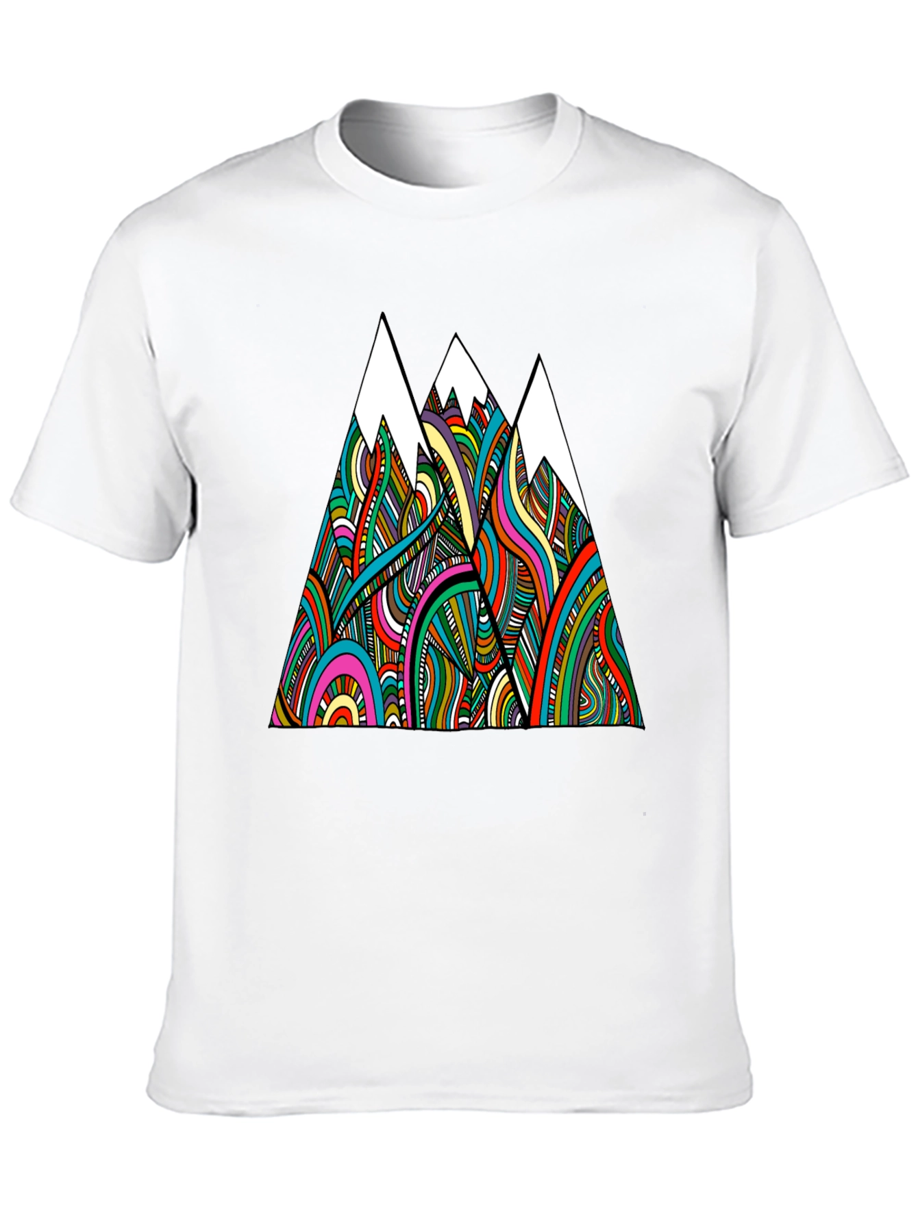 Psychedelic Mountain Graphic Tee