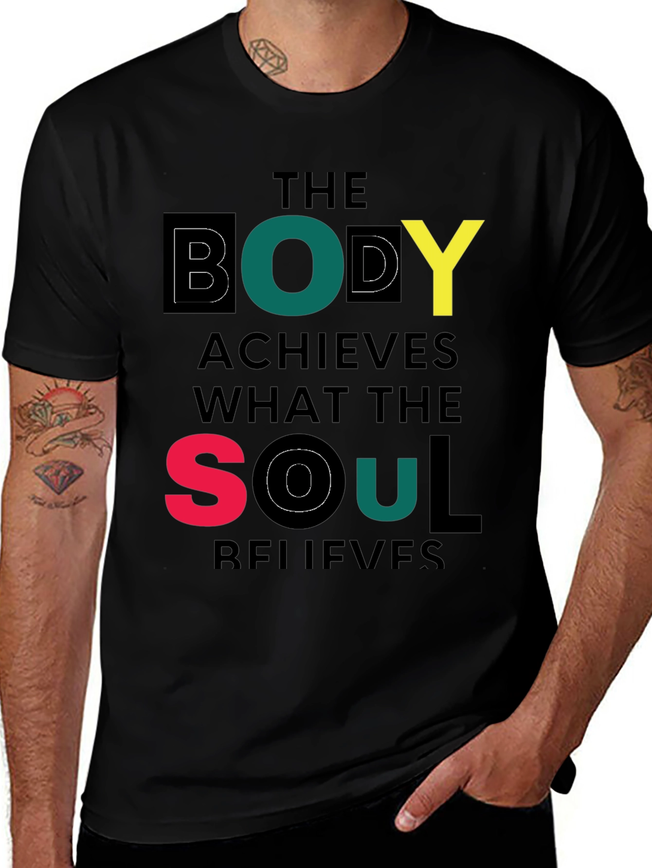 The Body Achieves Motivational T-Shirt