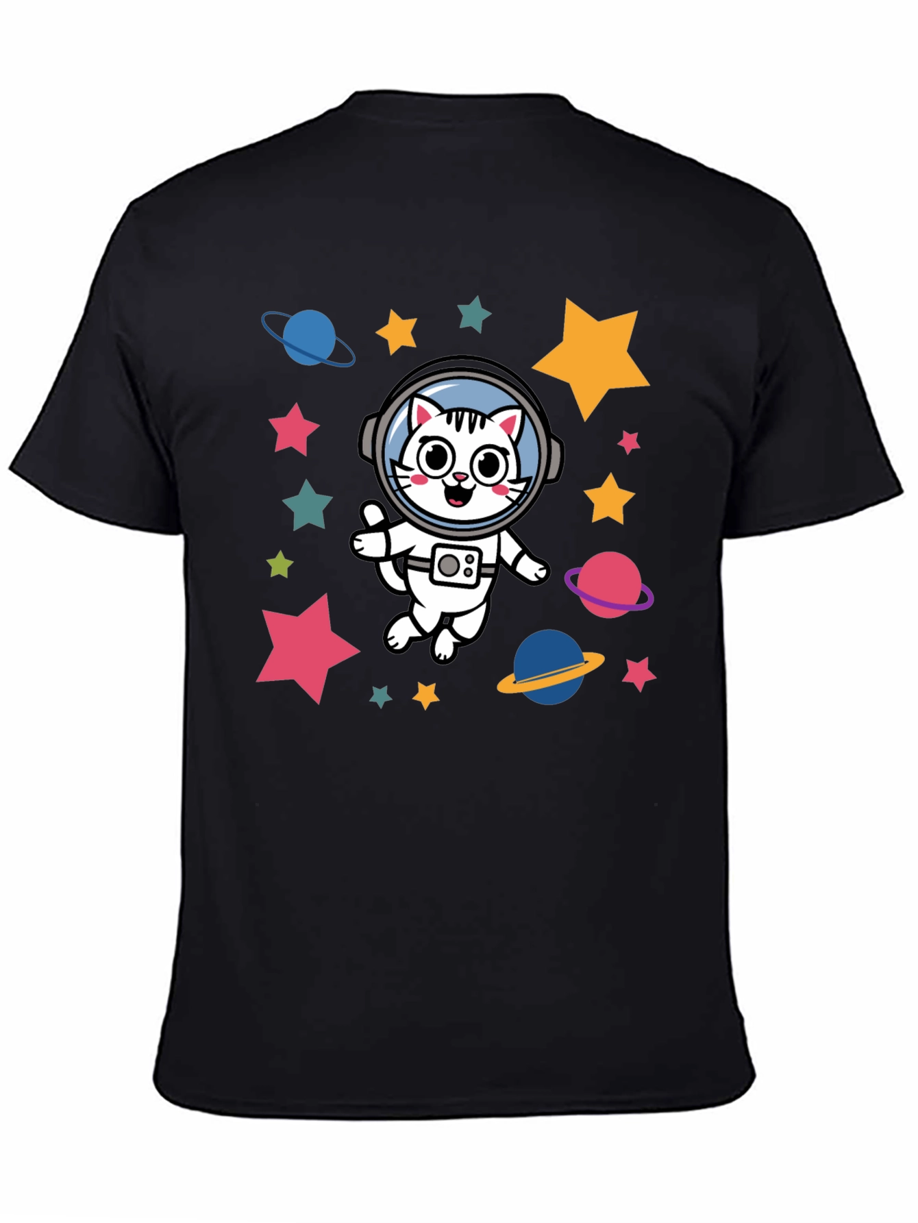 Astronaut Cat T-Shirt - Space Kitty Tee