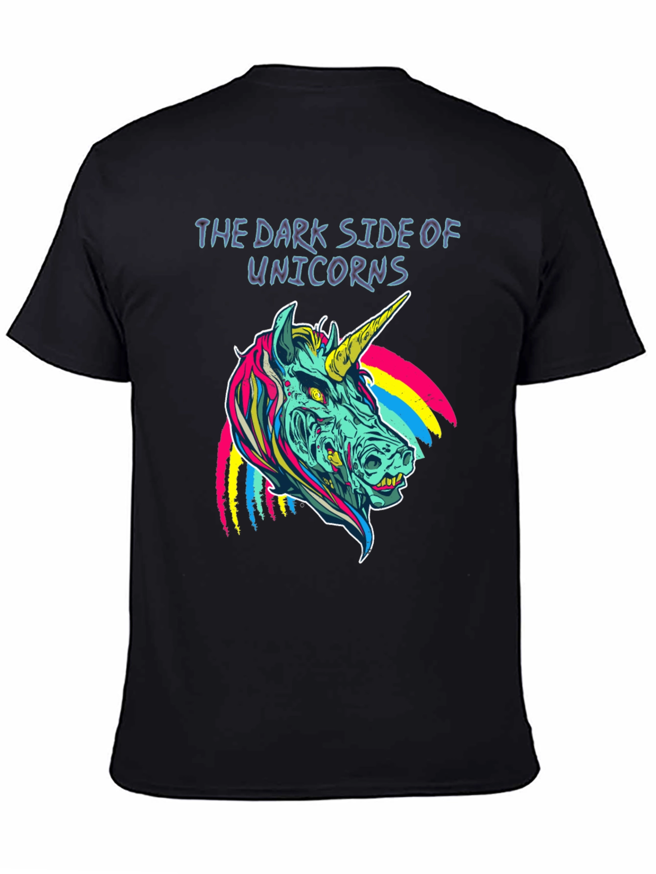 Dark Side Unicorn Graphic T-Shirt