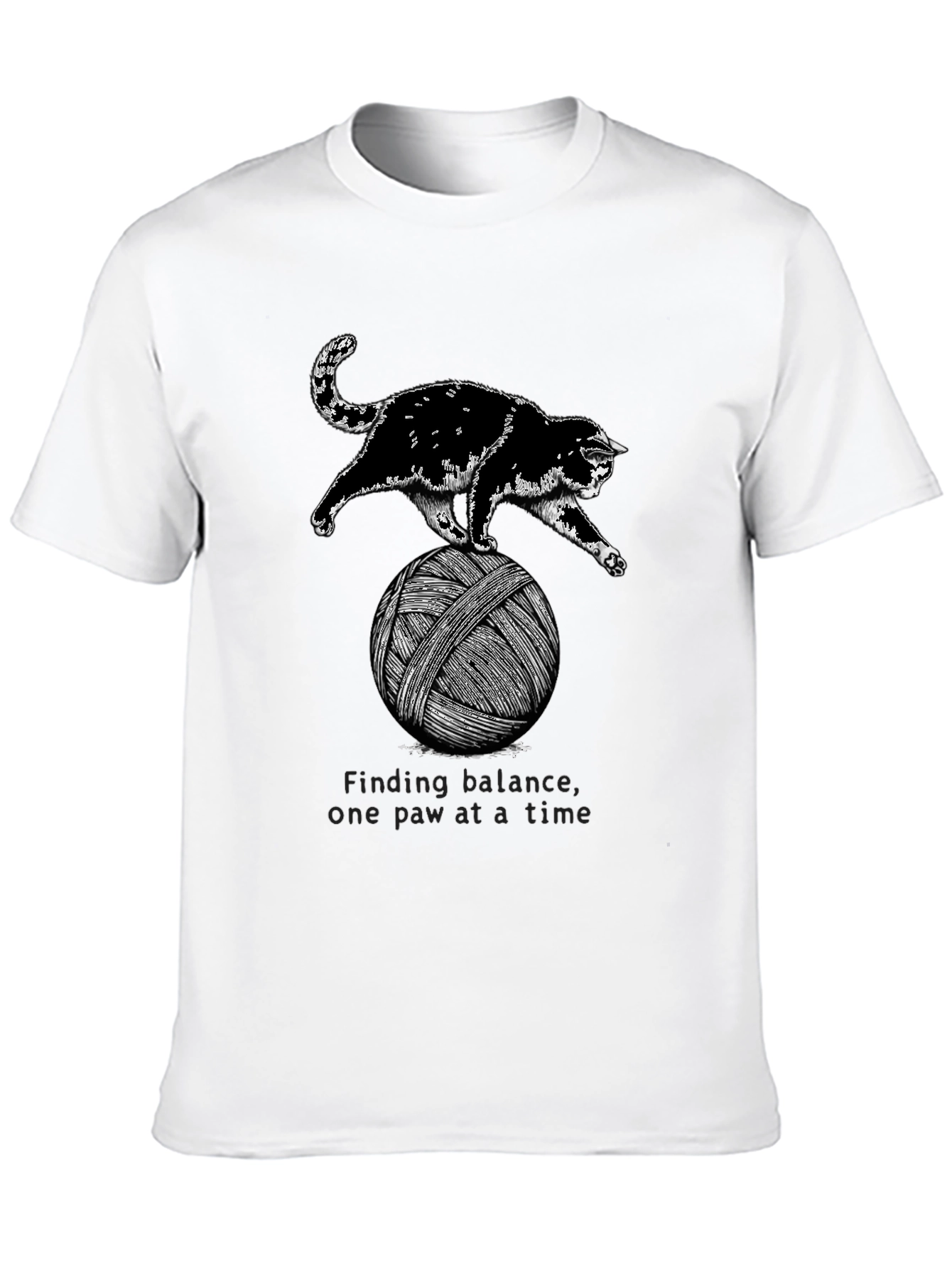 Cat Balancing Act T-Shirt