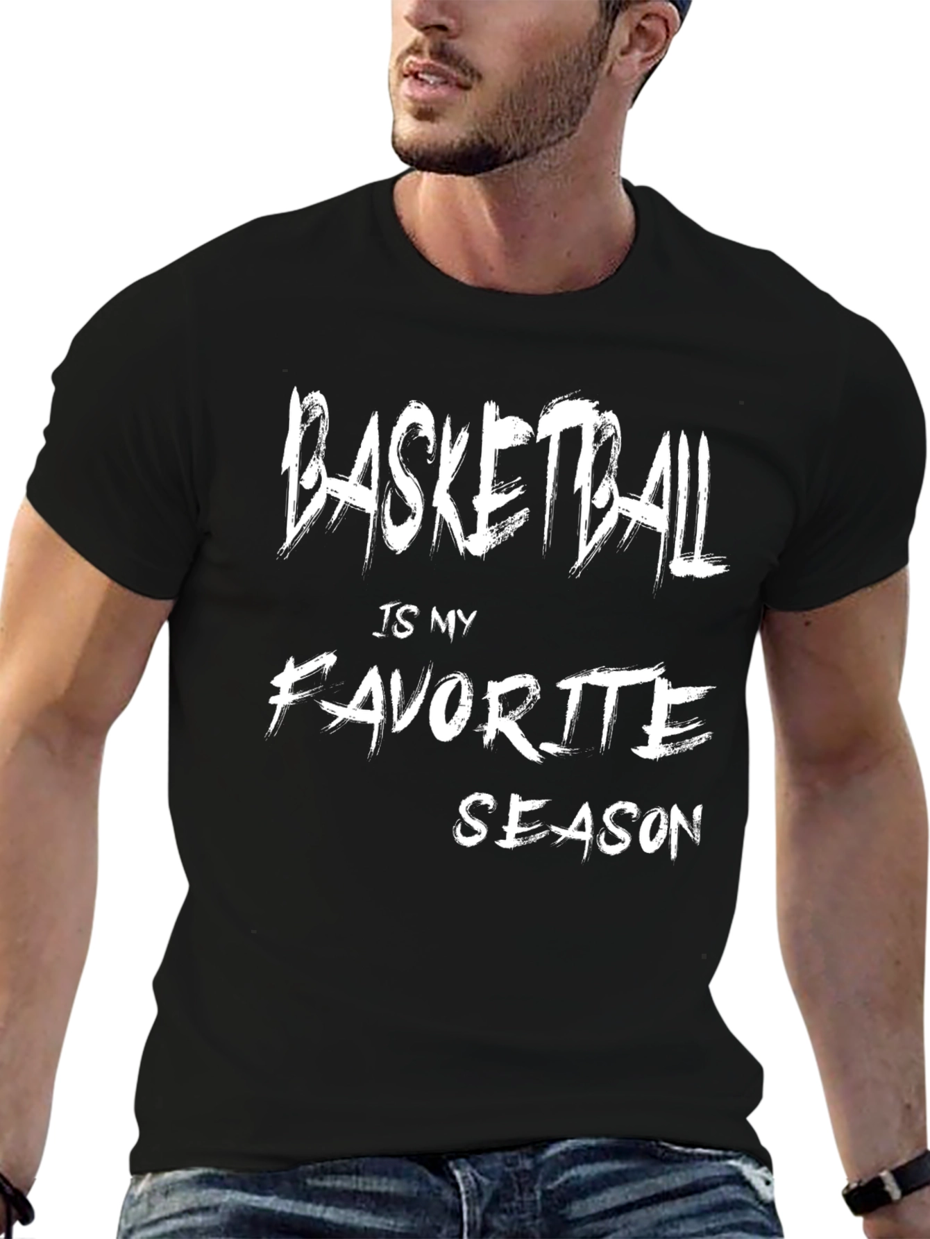 Basketball Is My Favorite Season Graphic T-Shirt
