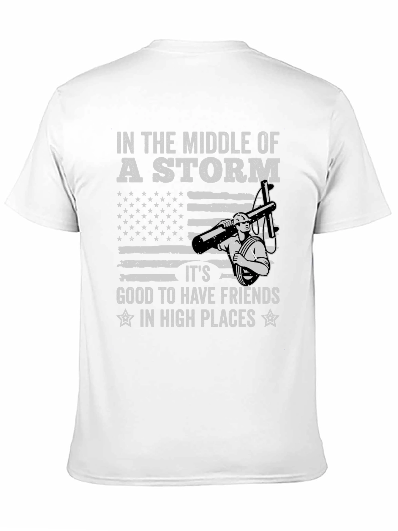 Lineman Storm Graphic Tee - High Places Friends