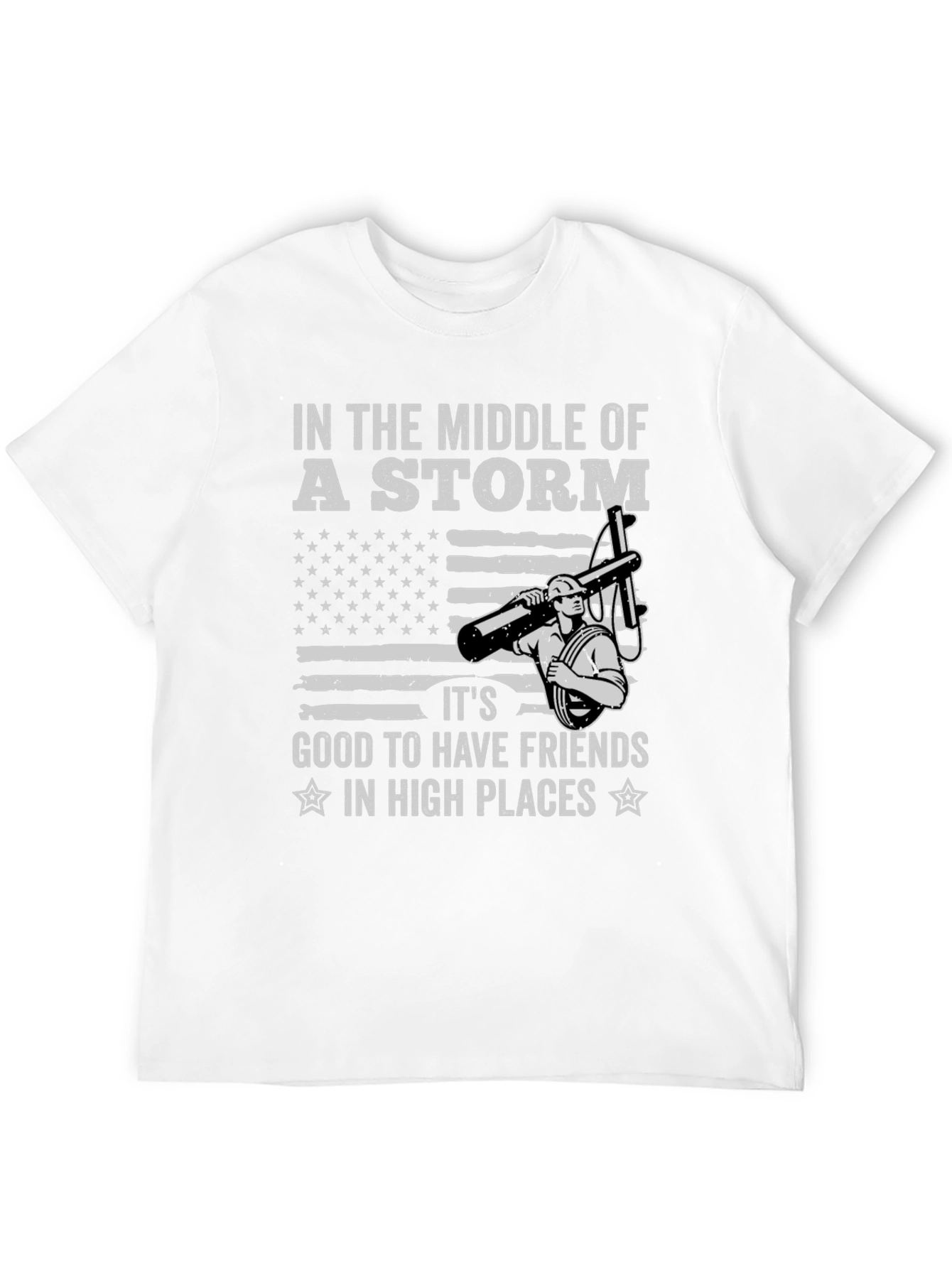 Lineman Storm Graphic Tee - High Places Friends