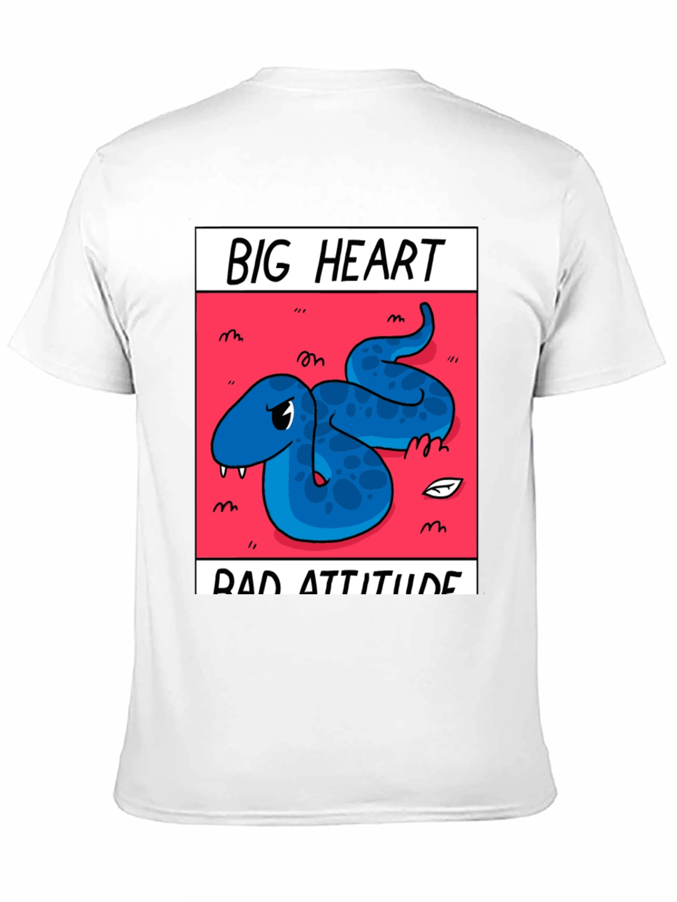 Big Heart Bad Attitude Graphic Tee - Black