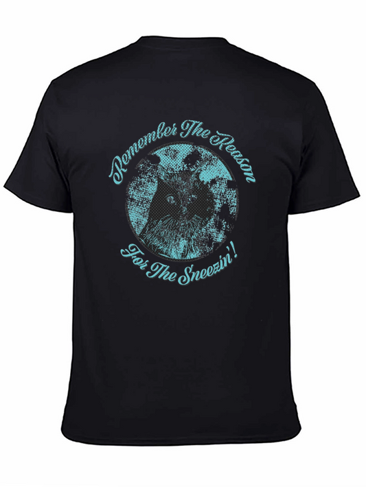 Reason for the Sneezin Graphic Tee - Black