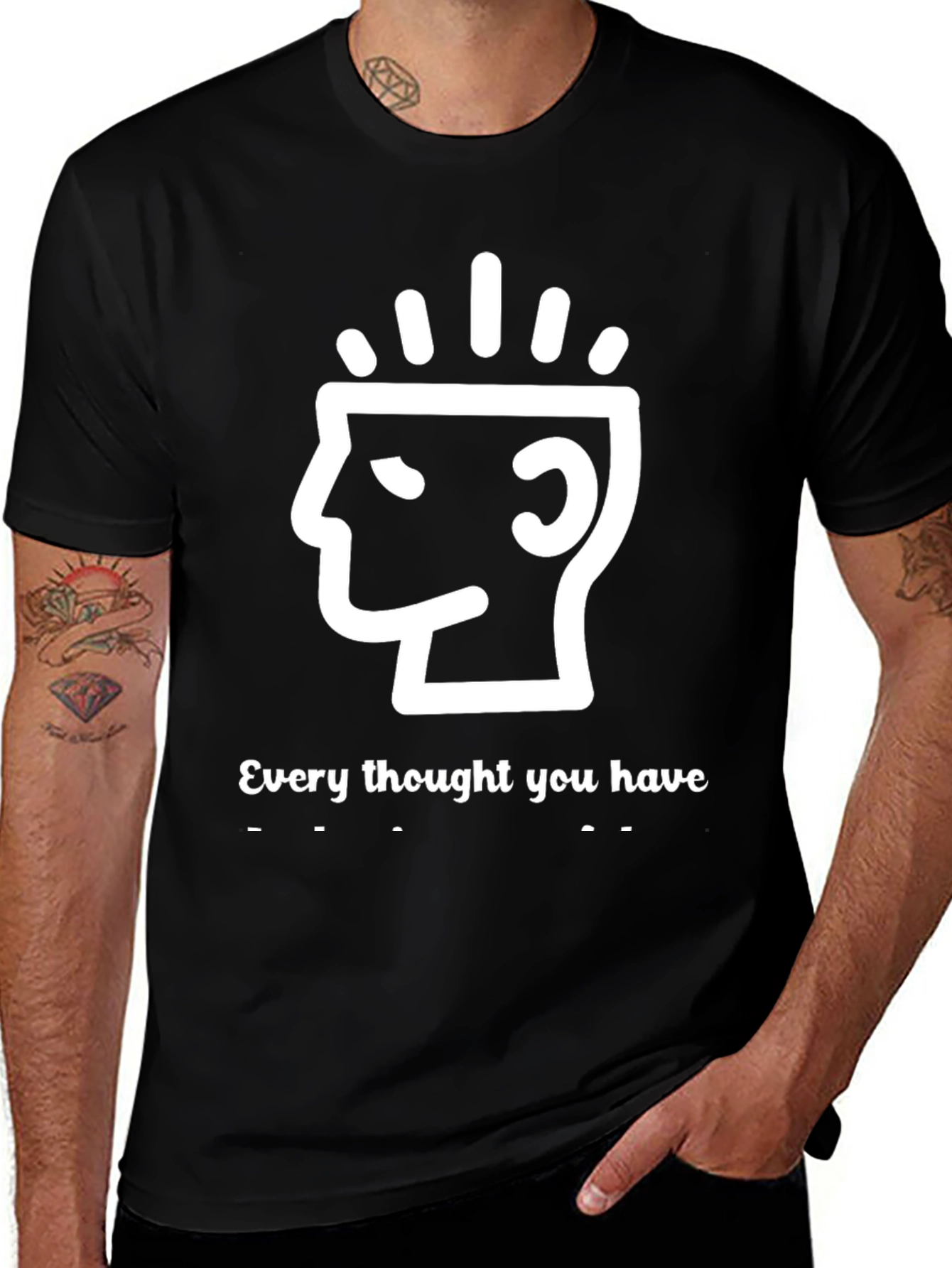 Thoughtful Mind T-Shirt - Inspiring Design